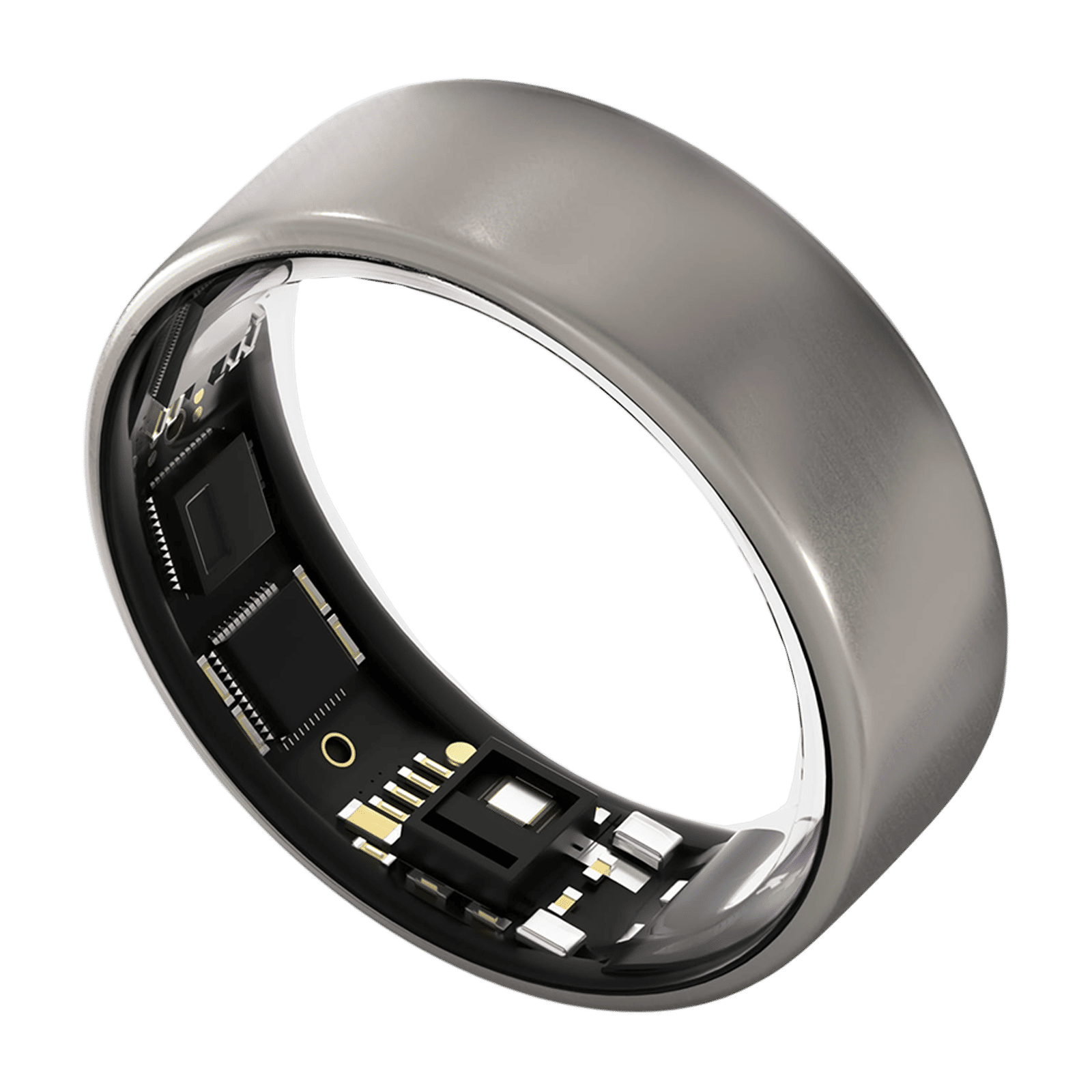 Ultrahuman Ring Air Smart Ring with Activity Tracker (Buy Sizing Kit First, Size 12, 6-Axis Motion Sensors, Raw Titanium)_4