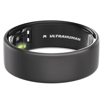 Ultrahuman Ring Air Smart Ring with Activity Tracker (Buy Sizing Kit First, Size 12, 6-Axis Motion Sensors, Matte Grey)