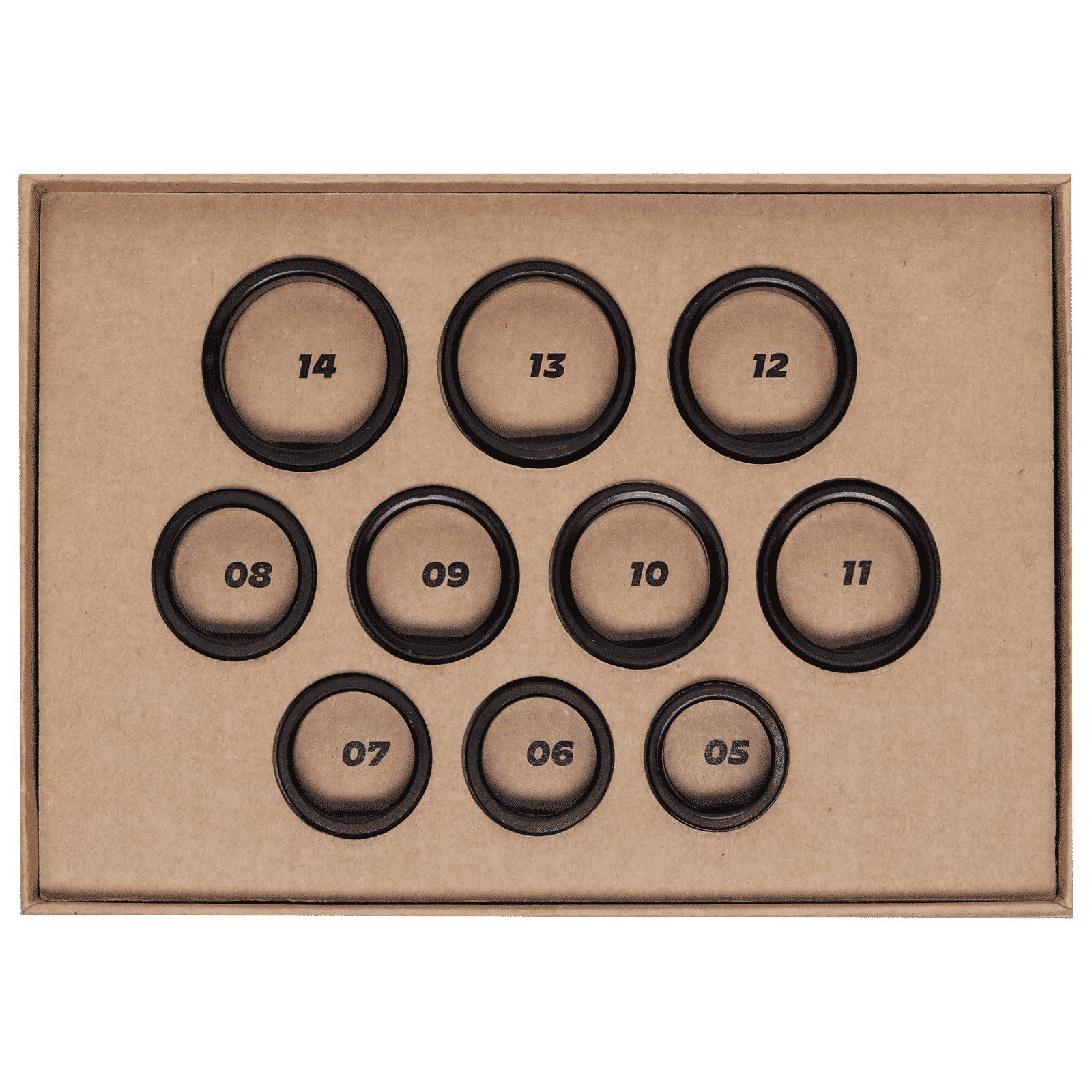 Ultrahuman Ring Air Smart Ring Sizing Kit (Size 05-14, Upto 100 Meter Water Resistance, Black)_2