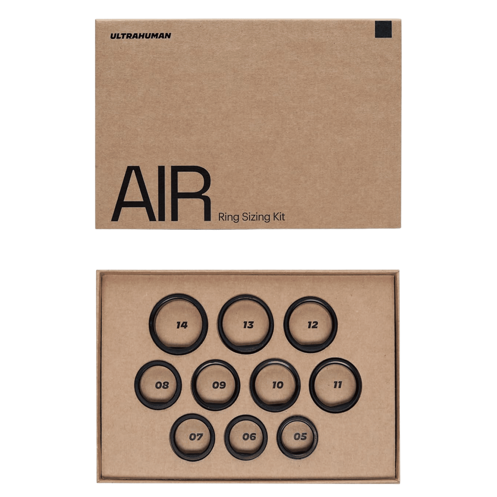 Ultrahuman Ring Air Smart Ring Sizing Kit (Size 05-14, Upto 100 Meter Water Resistance, Black)_7