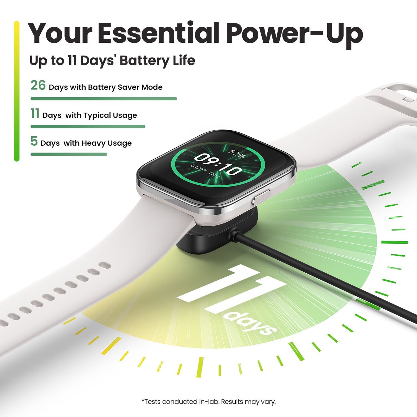 amazfit Bip 5 Unity Smartwatch with Bluetooth Calling (48.5mm TFT HD Display, IP68 Water Resistant, Charcoal Strap)_6