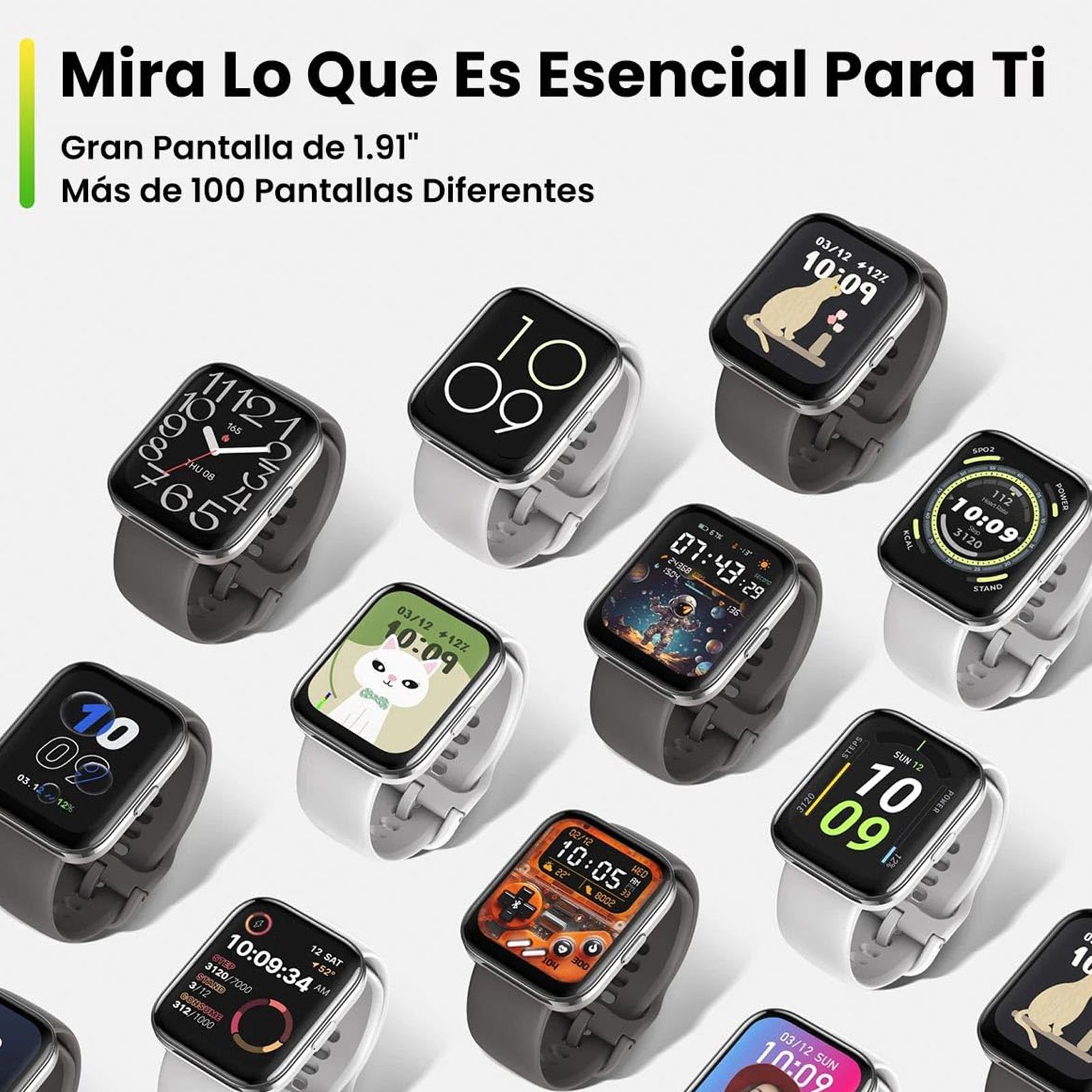 amazfit Bip 5 Unity Smartwatch with Bluetooth Calling (48.5mm TFT HD Display, IP68 Water Resistant, Charcoal Strap)_3