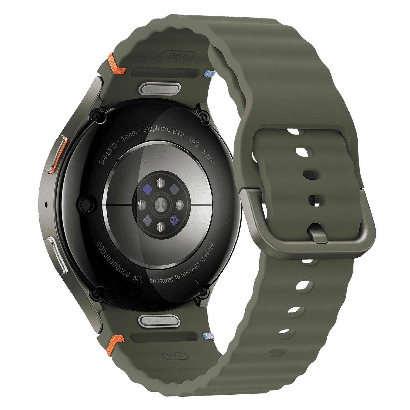 SAMSUNG Galaxy Watch7 Wi-Fi+Bluetooth Wear OS Smartwatch (37.3mm Super AMOLED Display, 3nm Processor, Dual-Frequency GPS, Green Strap)_5