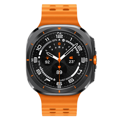 SAMSUNG Galaxy Watch Ultra Wi-Fi+LTE Wear OS
                      Smartwatch (47mm Super AMOLED Display, 3nm
                      Processor, Orange Strap)