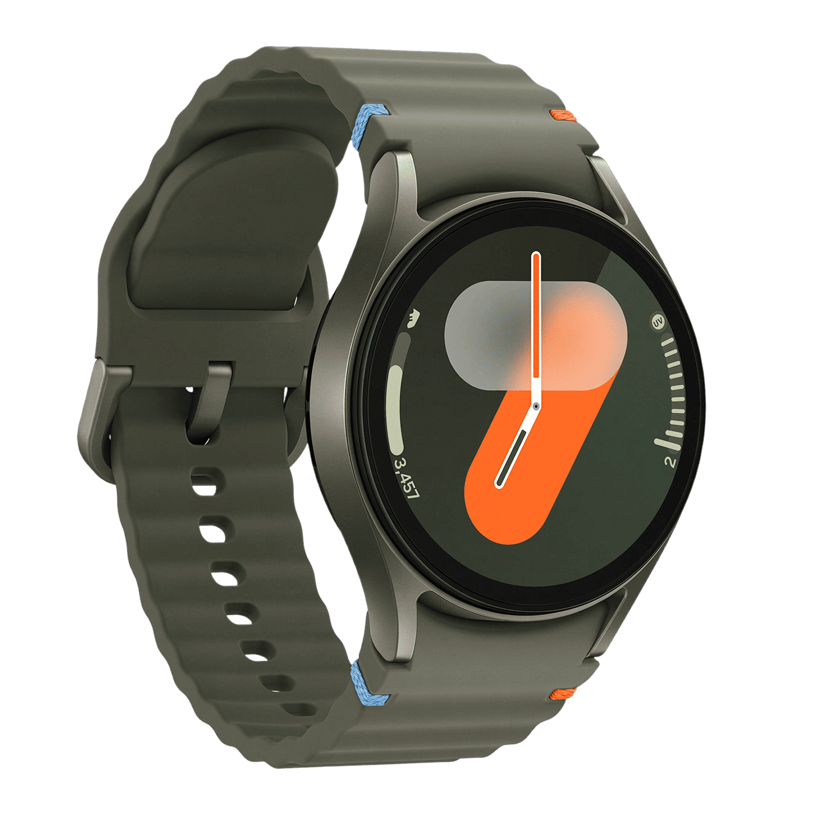 SAMSUNG Galaxy Watch7 Wi-Fi+Bluetooth Wear OS Smartwatch (33.3mm Super AMOLED Display, 3nm Processor, Dual-Frequency GPS, Green Strap)_4