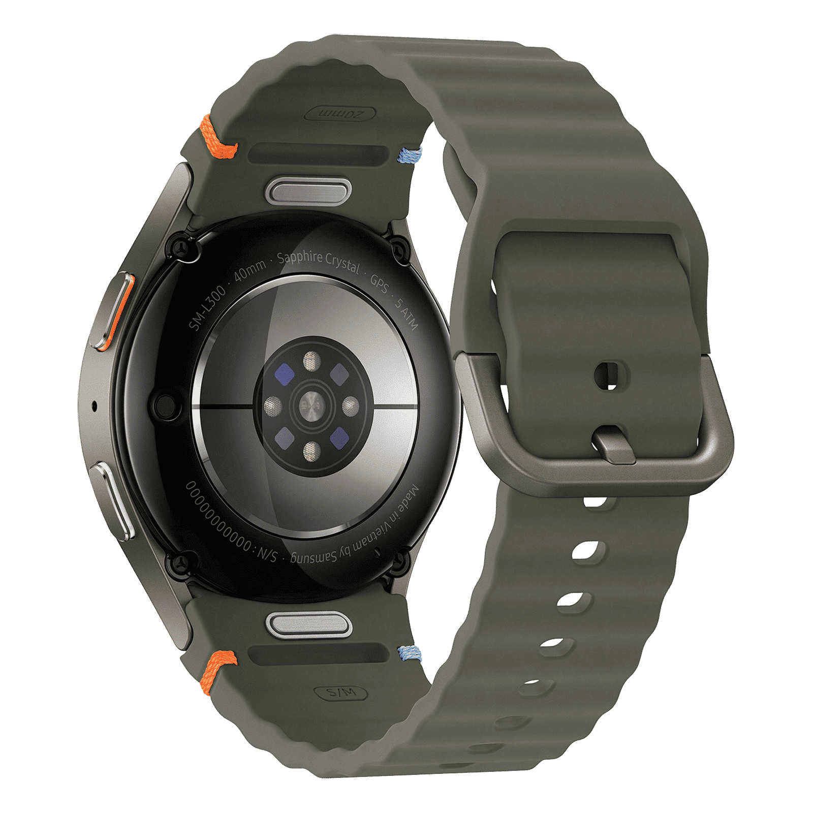 SAMSUNG Galaxy Watch7 Wi-Fi+Bluetooth Wear OS Smartwatch (33.3mm Super AMOLED Display, 3nm Processor, Dual-Frequency GPS, Green Strap)_5