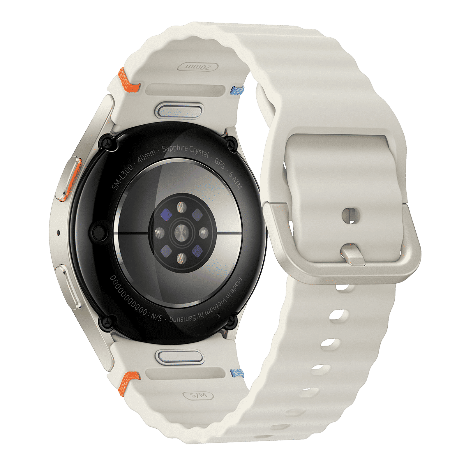 SAMSUNG Galaxy Watch7 Wi-Fi+4G SIM Wear OS Smartwatch (33.3mm Super AMOLED Display, 3nm Processor, Dual-Frequency GPS, Cream Strap)_5