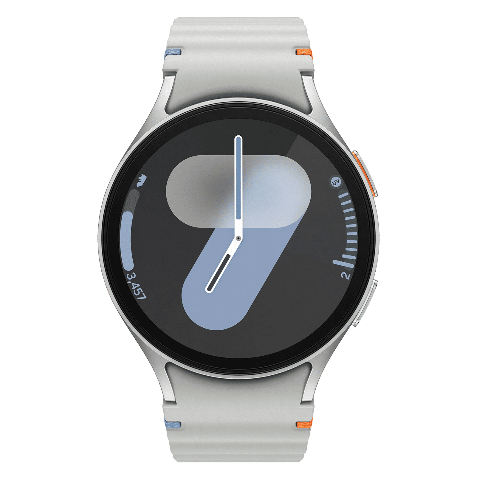 SAMSUNG Galaxy Watch7 Wi-Fi+Bluetooth Wear OS Smartwatch (37.3mm Super AMOLED Display, 3nm Processor, Dual-Frequency GPS, Silver Strap)_1