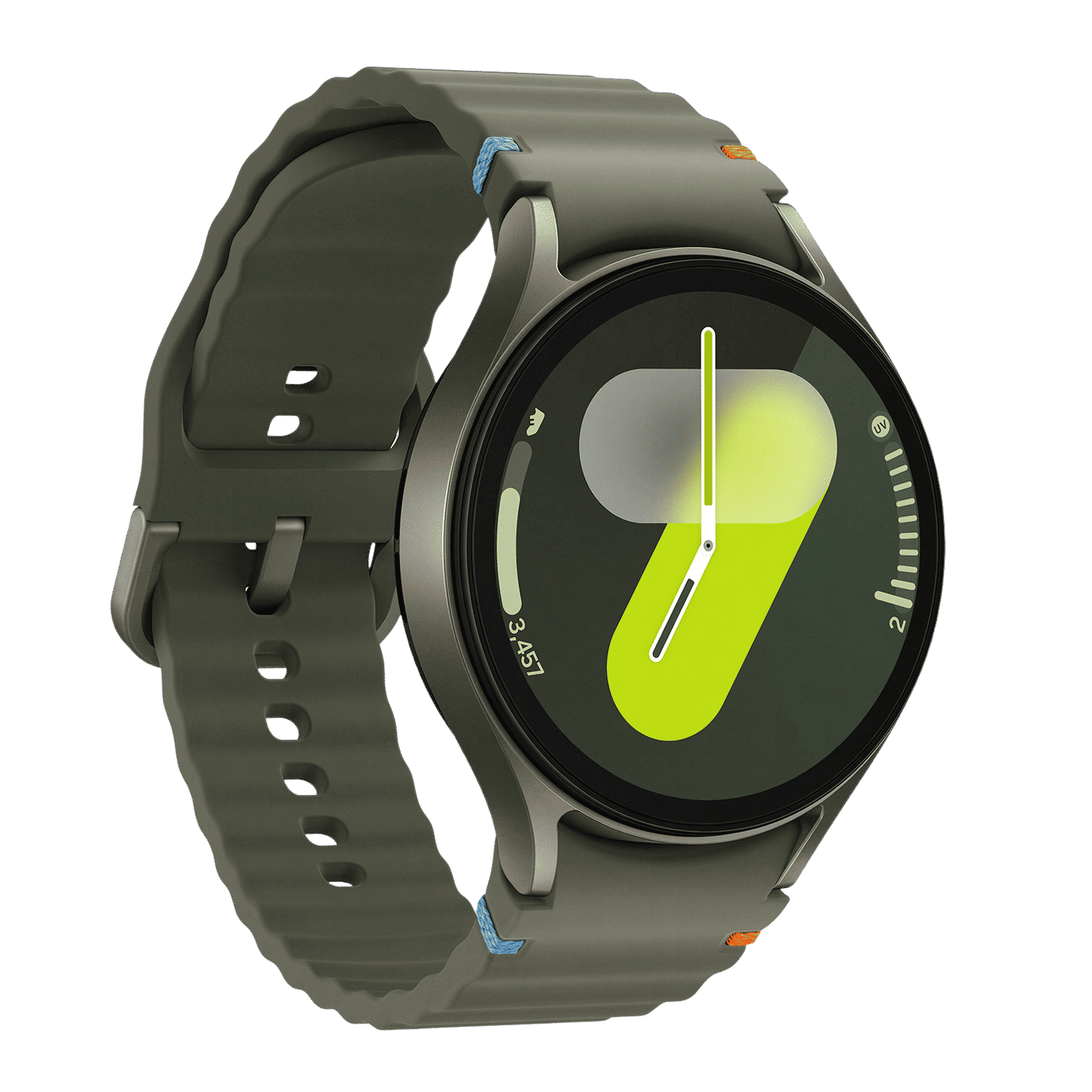 SAMSUNG Galaxy Watch7 Wi-Fi+4G SIM Wear OS Smartwatch (37.3mm Super AMOLED Display, 3nm Processor, Dual-Frequency GPS, Green Strap)_5