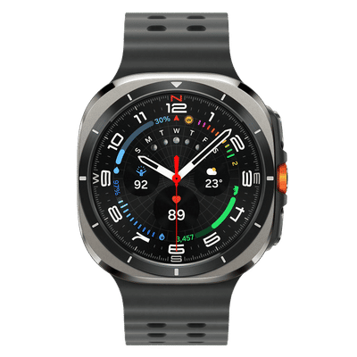 SAMSUNG Galaxy Watch Ultra Wi-Fi+4G SIM Wear
                      OS Smartwatch (37.3mm Super AMOLED Display, 3nm
                      Processor, Dual-Frequency GPS, Dark Gray Strap)