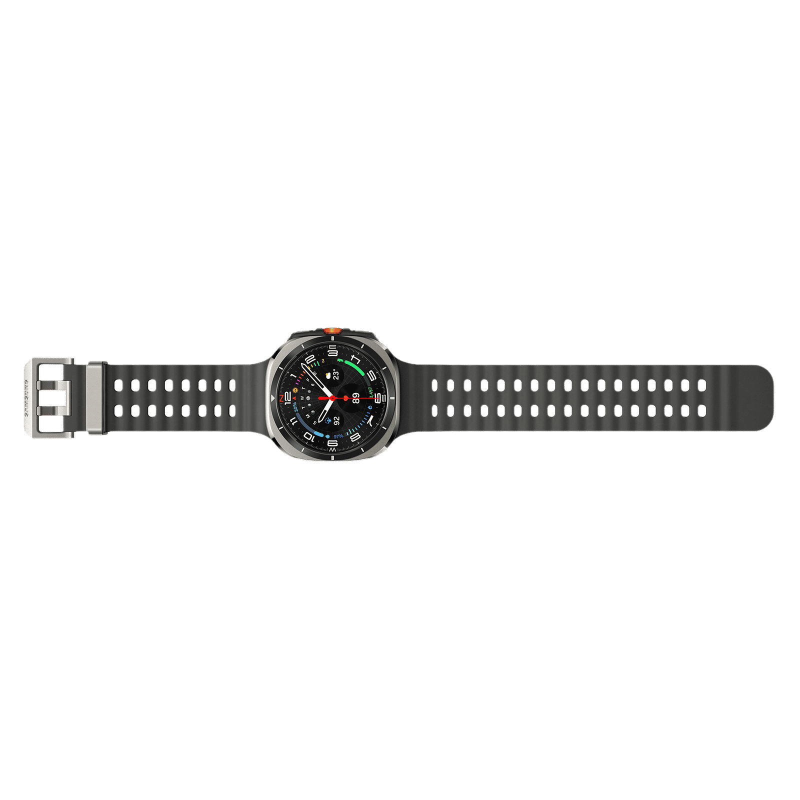 SAMSUNG Galaxy Watch Ultra Wi-Fi+4G SIM Wear OS Smartwatch (37.3mm Super AMOLED Display, 3nm Processor, Dual-Frequency GPS, Dark Gray Strap)_6