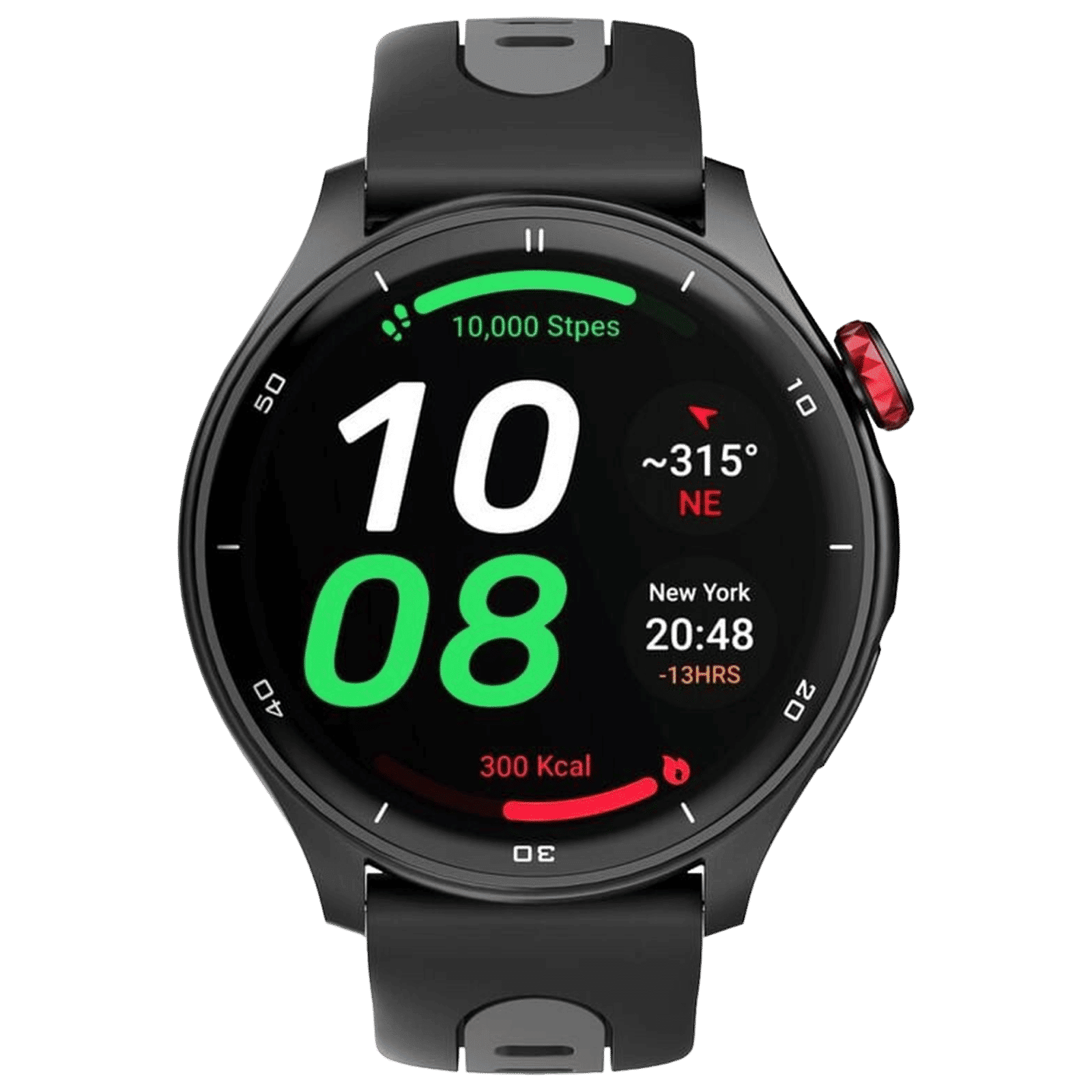 TITAN Celestor Smartwatch with Bluetooth Calling (36mm AMOLED Display, Sweat Resistant, Black Strap)_1