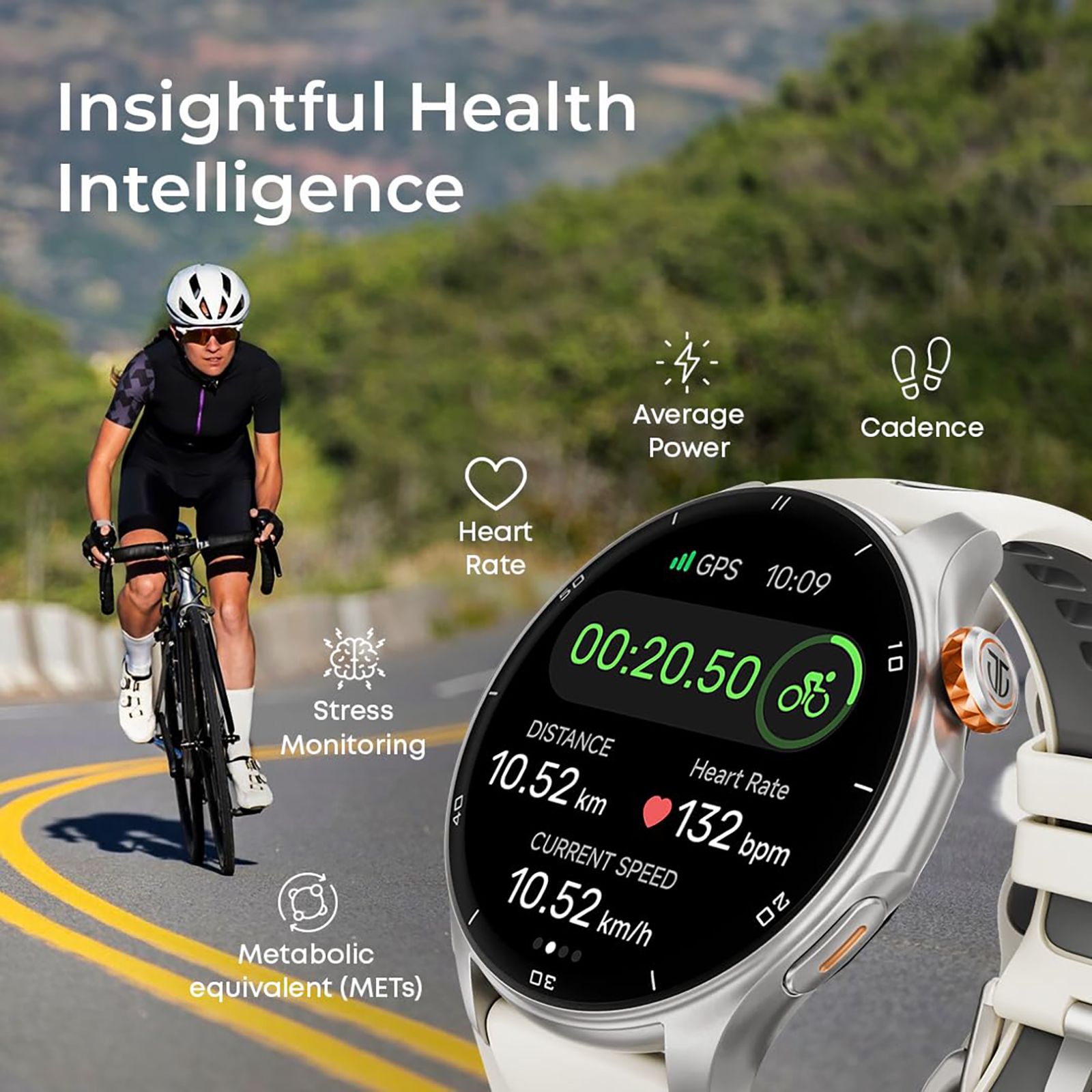 TITAN Celestor Smartwatch with Bluetooth Calling (36mm AMOLED Display, Sweat Resistant, Black Strap)_12
