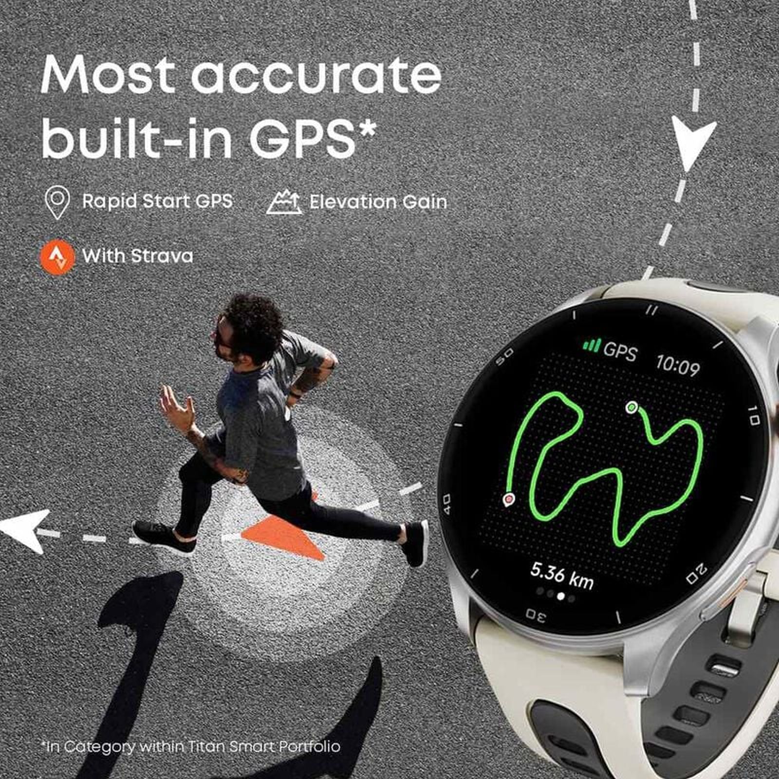 TITAN Celestor Smartwatch with Bluetooth Calling (36mm AMOLED Display, Sweat Resistant, Black Strap)_8