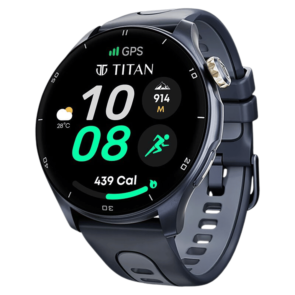 TITAN Celestor Smartwatch with Bluetooth Calling (36mm AMOLED Display, 3ATM Water Resistant, Blue Strap) TITAN Celestor Smartwatch with Bluetooth Calling (36mm AMOLED Display, 3ATM Water Resistant, Blue Strap)_3