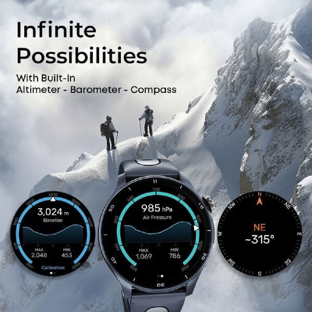 TITAN Celestor Smartwatch with Bluetooth Calling (36mm AMOLED Display, Beige Strap)_5