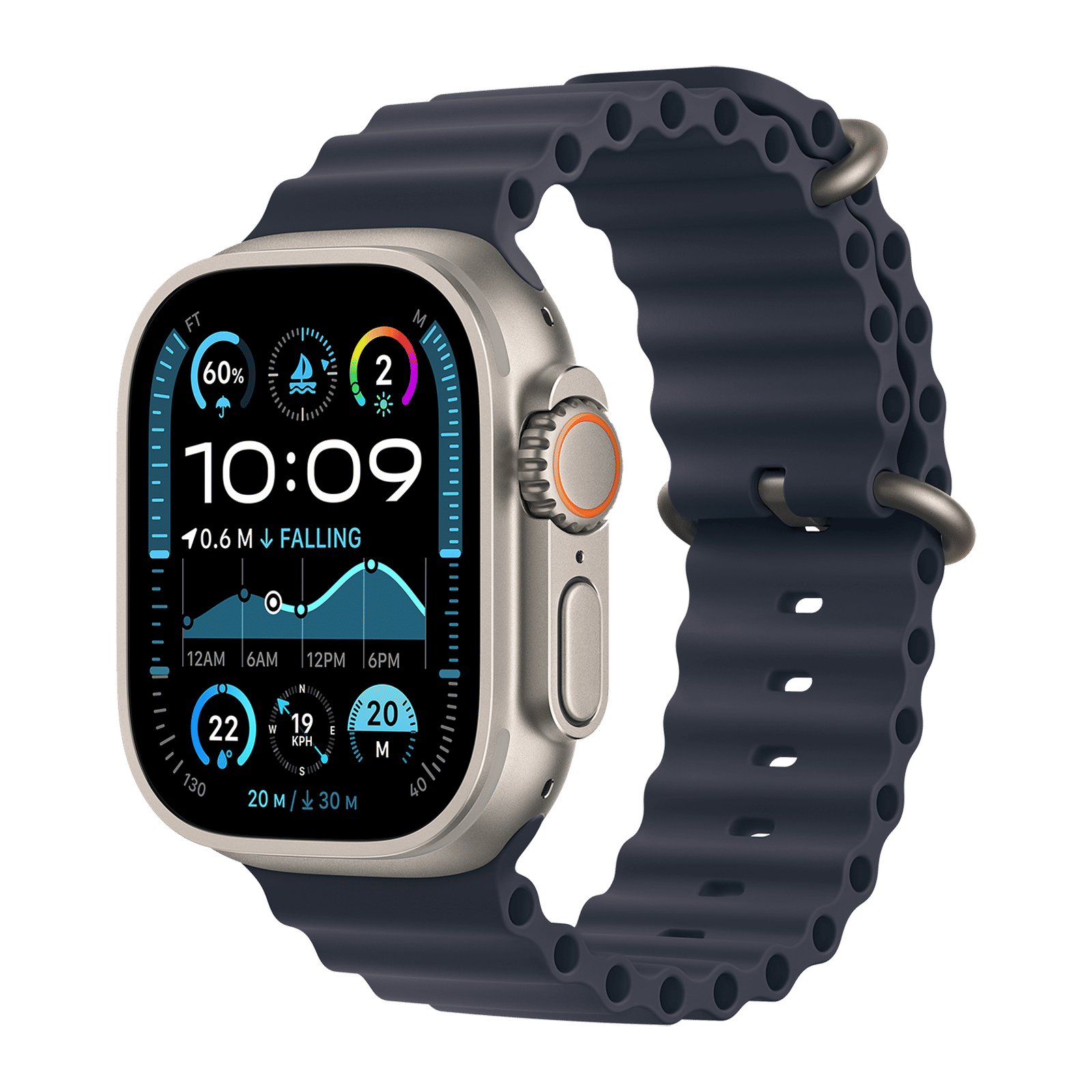 Apple Watch Ultra 2 GPS+Cellular with Ocean Band (49mm Retina LTPO2 OLED Display, Natural Titanium Case) Apple Watch Ultra 2 GPS+Cellular with Ocean Band (49mm Retina LTPO2 OLED Display, Natural Titanium Case)_1