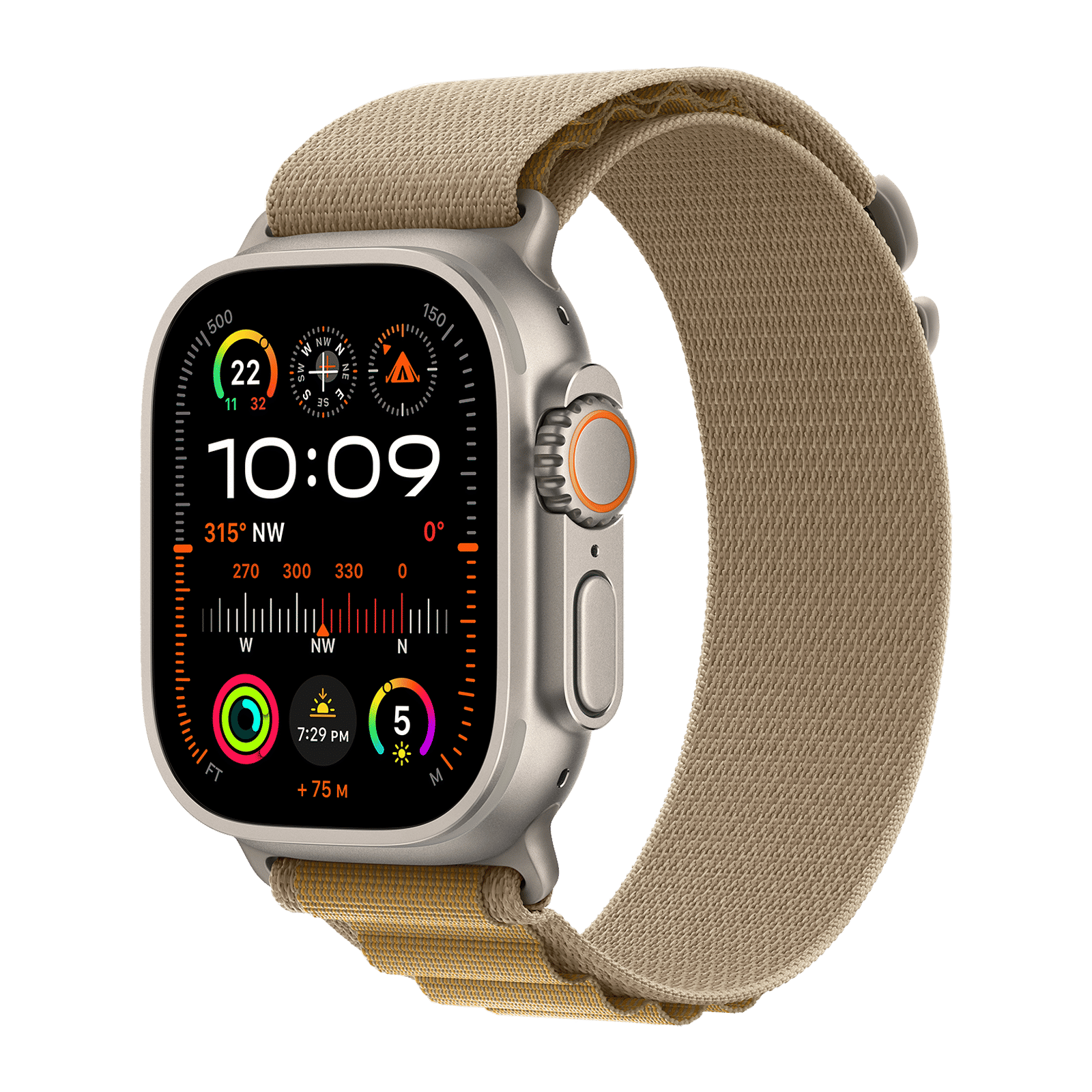 Apple Watch Ultra 2 GPS+LTE with Alpine Loop - S (49mm Retina LTPO2 OLED Display, Natural Titanium Case)_1