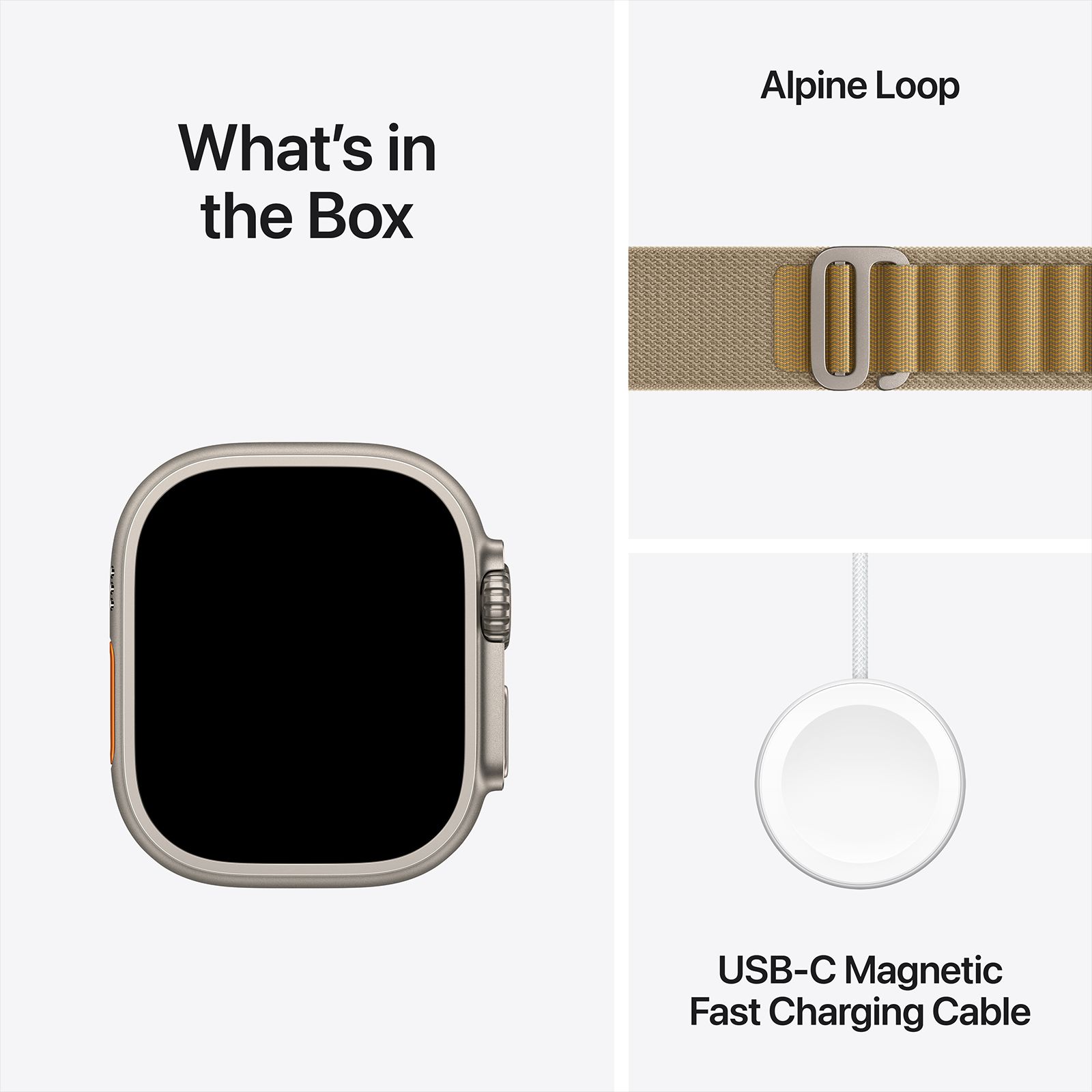 Apple Watch Ultra 2 GPS+LTE with Alpine Loop - S (49mm Retina LTPO2 OLED Display, Natural Titanium Case)_9