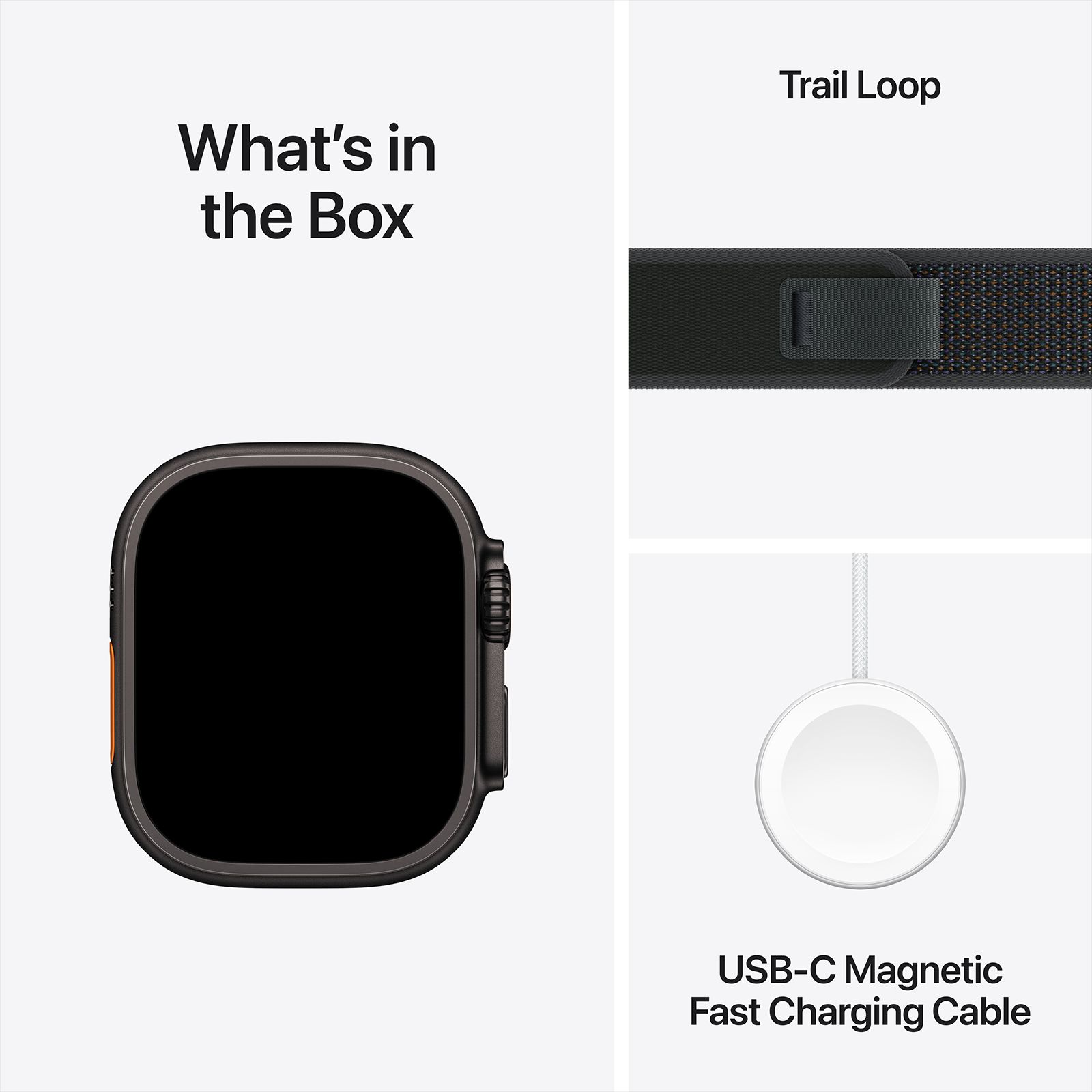 Apple Watch Ultra 2 GPS+LTE with Trail Loop - S/M (49mm Retina LTPO2 OLED Display, Black Titanium Case) Apple Watch Ultra 2 GPS+LTE with Trail Loop - S/M (49mm Retina LTPO2 OLED Display, Black Titanium Case)_9