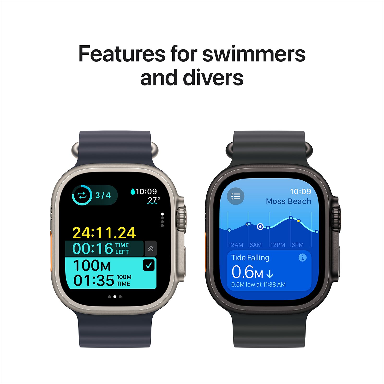 Apple Watch Ultra 2 GPS+Cellular with Trail Loop - M/L (49mm Retina LTPO2 OLED Display, Black Titanium Case) Apple Watch Ultra 2 GPS+Cellular with Trail Loop - M/L (49mm Retina LTPO2 OLED Display, Black Titanium Case)_5