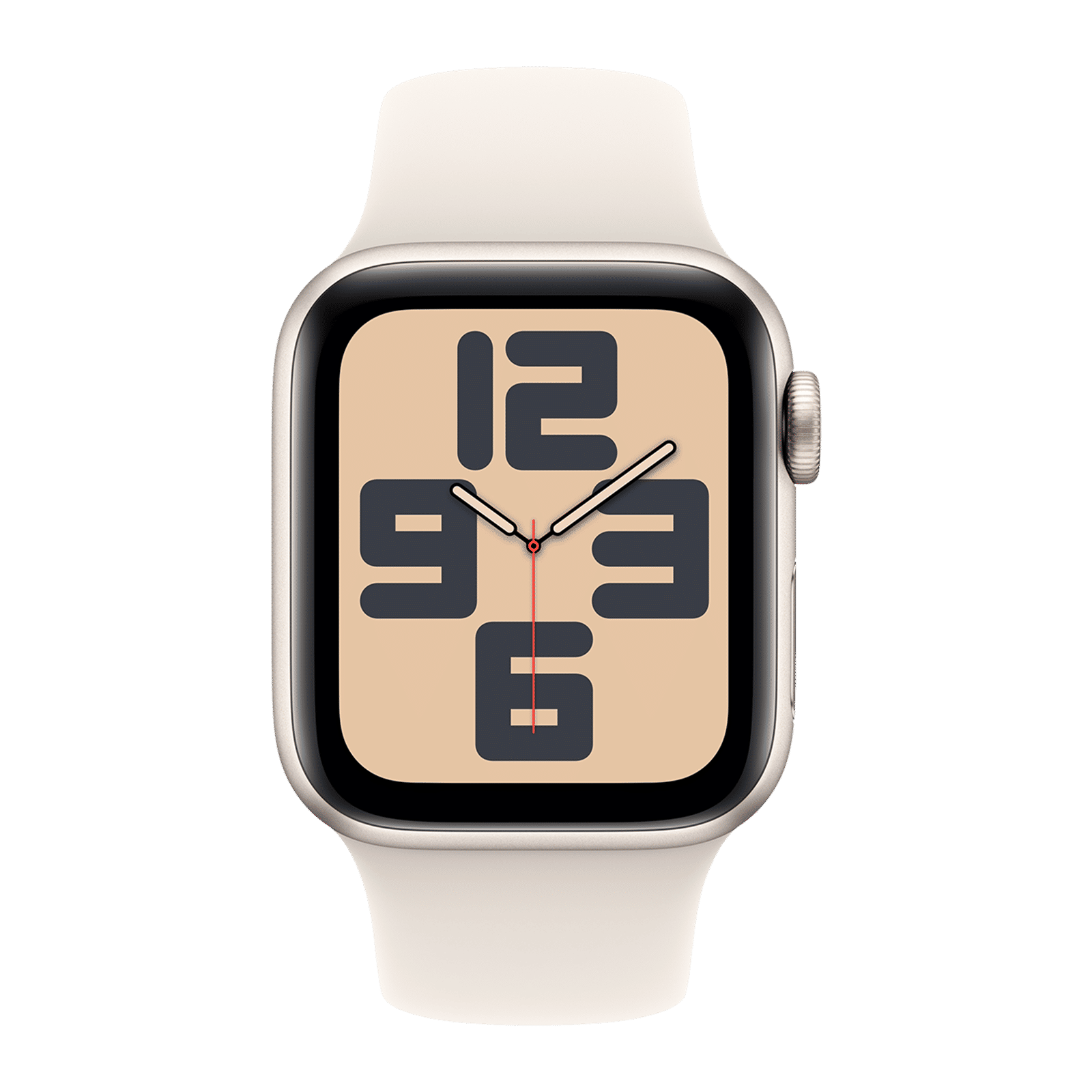 Apple Watch SE GPS with Starlight Sport Band - M/L (40mm Retina LTPO OLED Display, Starlight Aluminium Case)_2