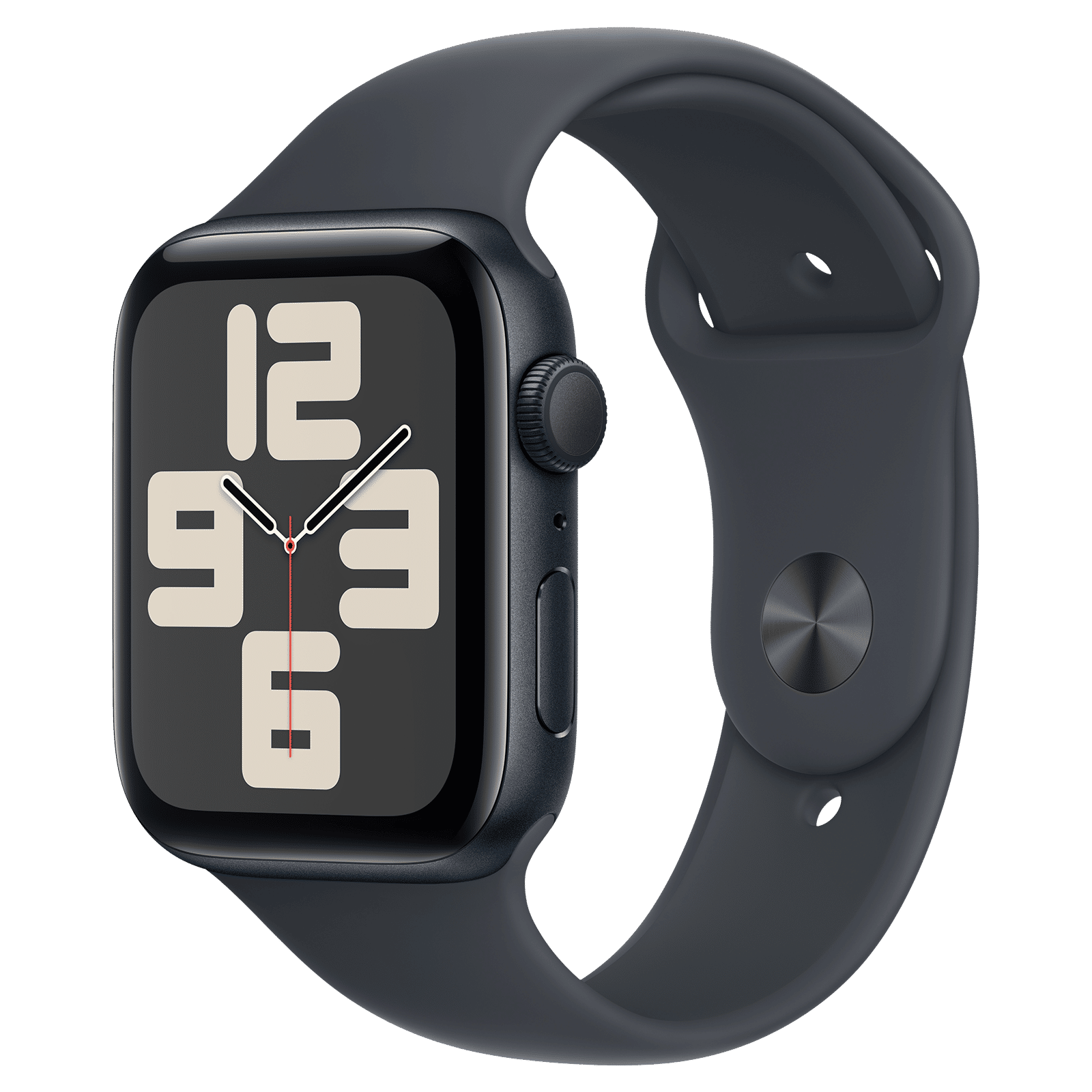 Apple Watch SE GPS with Midnight Sport Band - M/L (44mm Retina LTPO OLED Display, Midnight Aluminium Case)_1