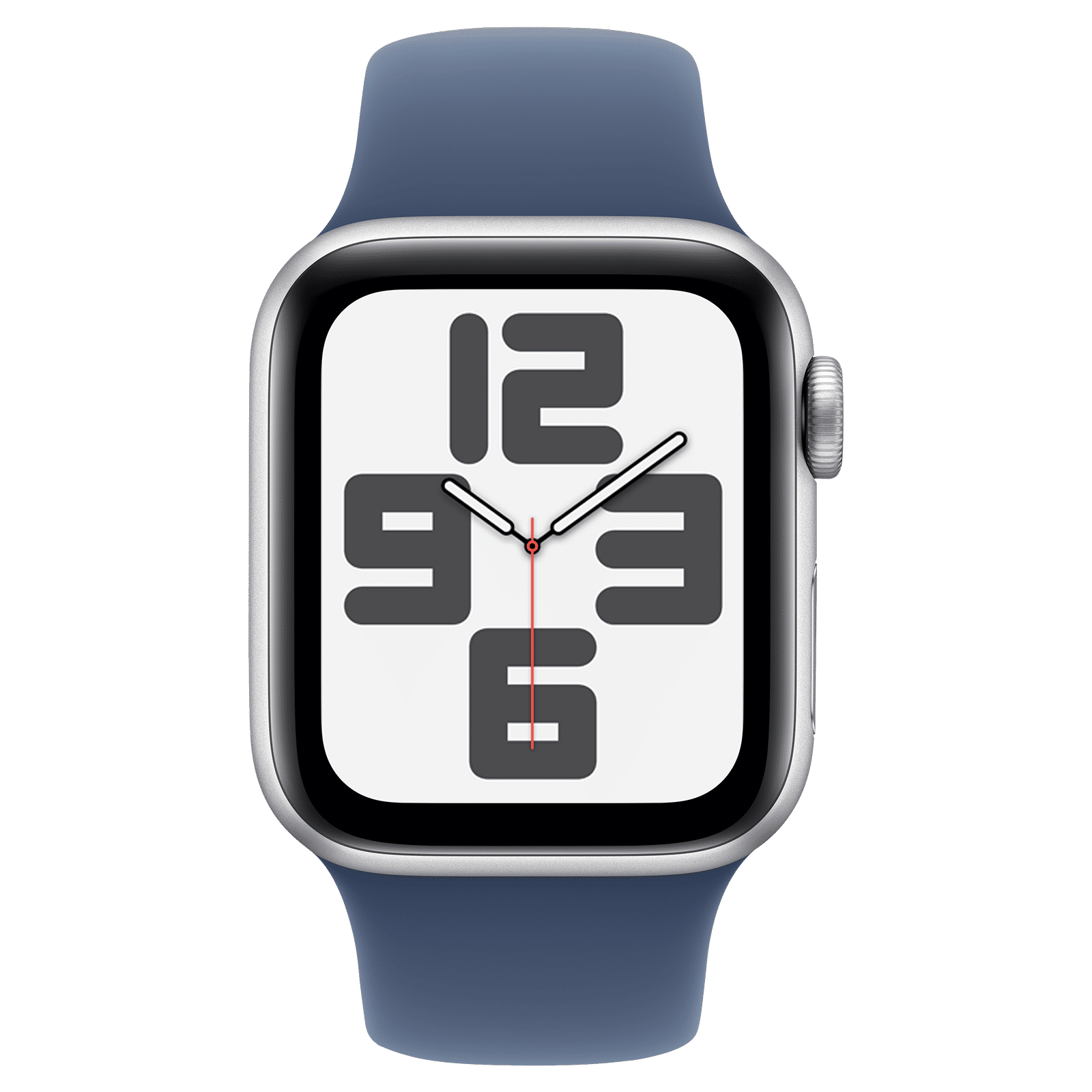 Apple Watch SE GPS+LTE with Denim Sport Band - S/M (40mm Retina LTPO OLED Display, Silver Aluminium Case)_2