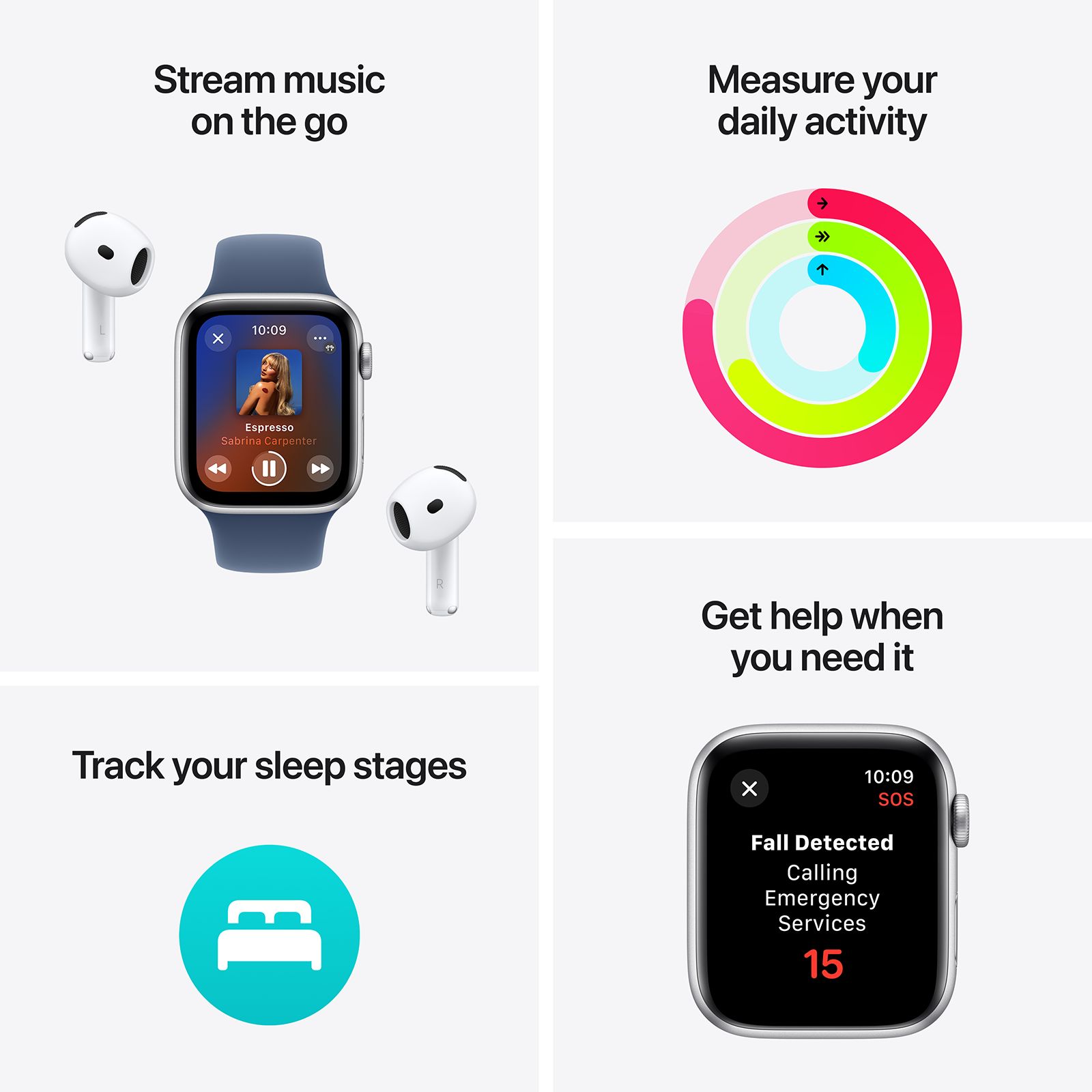 Apple Watch SE GPS+LTE with Midnight Sport Band - M/L (44mm Retina LTPO OLED Display, Midnight Aluminium Case) Apple Watch SE GPS+LTE with Midnight Sport Band - M/L (44mm Retina LTPO OLED Display, Midnight Aluminium Case)_3