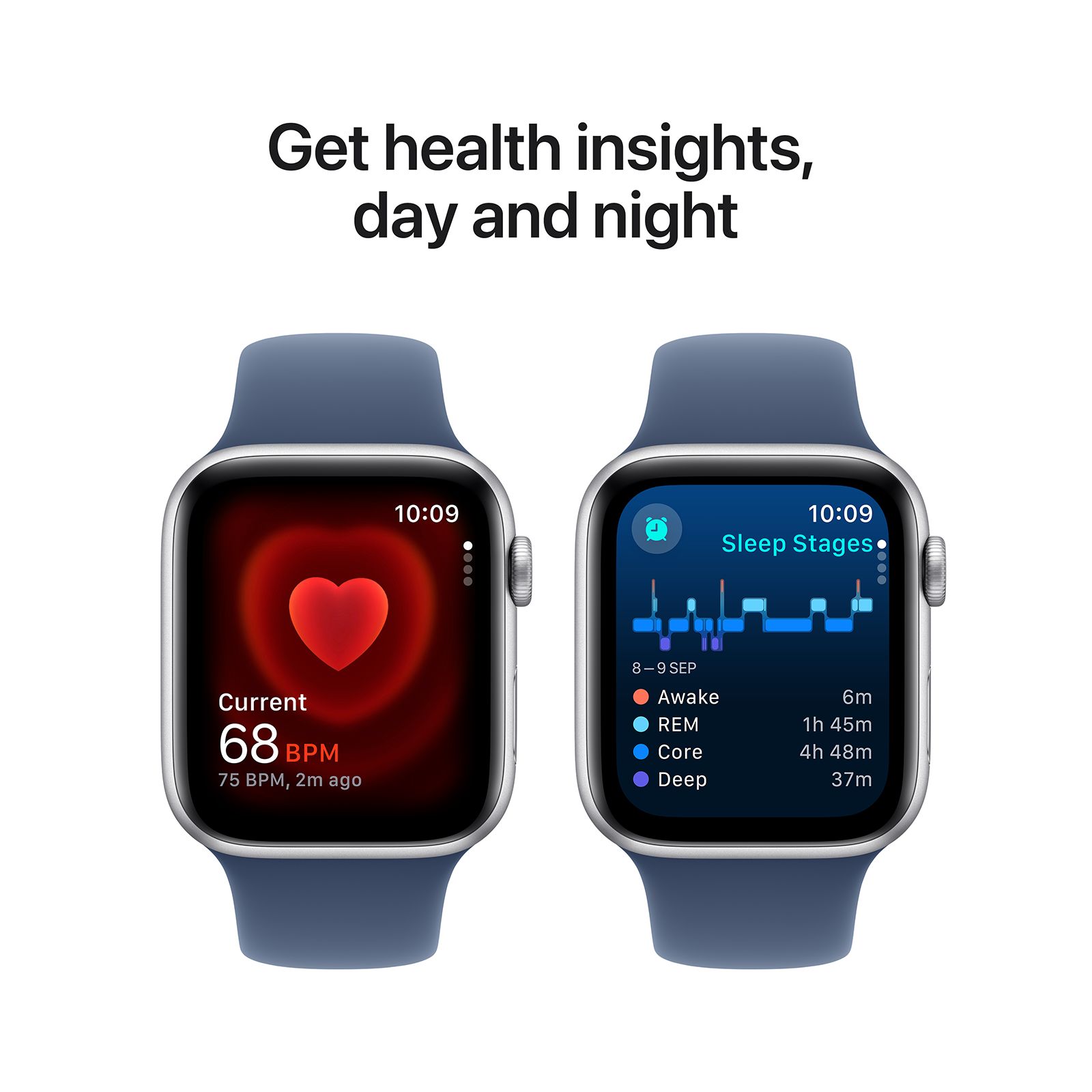 Apple Watch SE GPS+LTE with Denim Sport Band - M/L (44mm Retina LTPO OLED Display, Silver Aluminium Case) Apple Watch SE GPS+LTE with Denim Sport Band - M/L (44mm Retina LTPO OLED Display, Silver Aluminium Case)_5