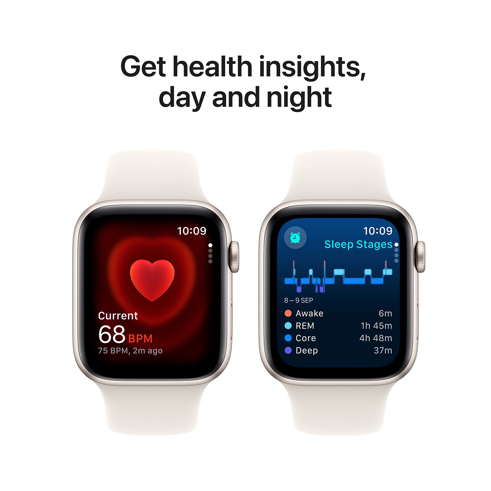 Apple Watch SE GPS+LTE with Starlight Sport Band - M/L (44mm Retina LTPO OLED Display, Starlight Aluminium Case) Apple Watch SE GPS+LTE with Starlight Sport Band - M/L (44mm Retina LTPO OLED Display, Starlight Aluminium Case)_5