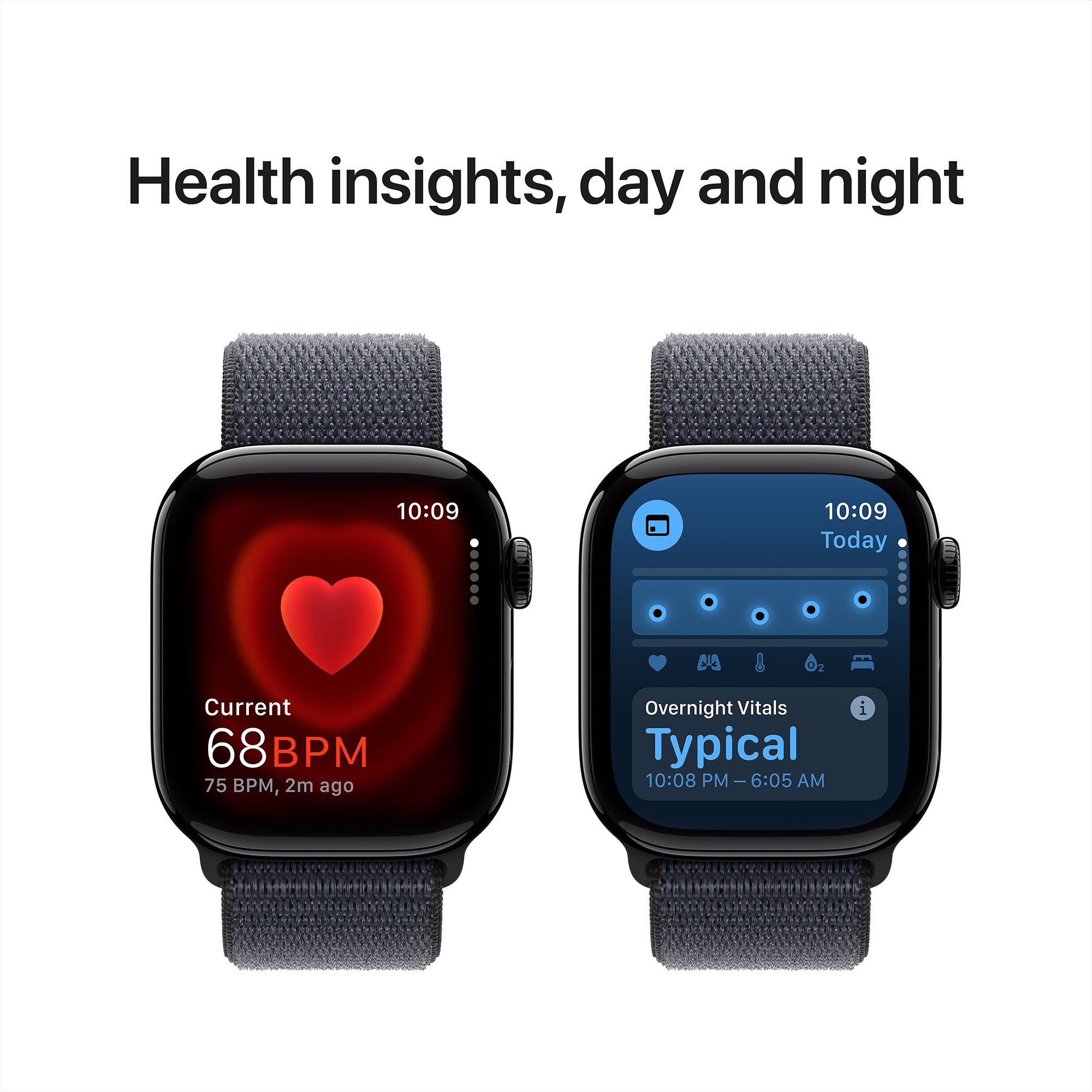 Apple Watch Series 10 GPS with Sport Loop (42mm Retina LTPO3 OLED Display, Jet Black Aluminium Case) Apple Watch Series 10 GPS with Sport Loop (42mm Retina LTPO3 OLED Display, Jet Black Aluminium Case)_5