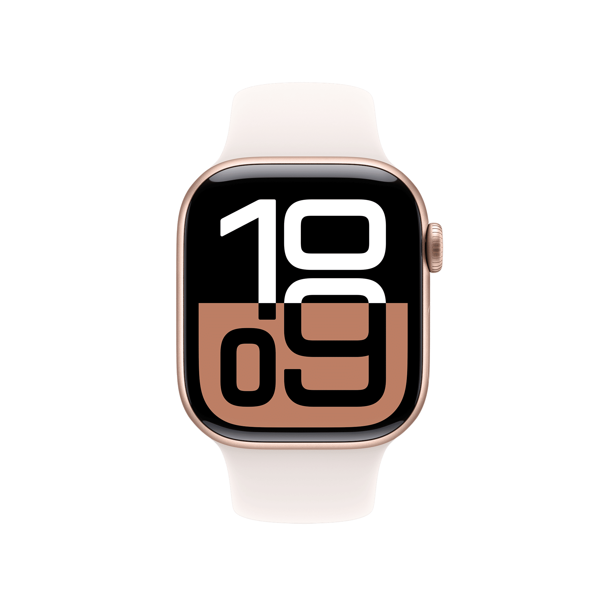 Apple Watch Series 10 GPS with Sport Band - S/M (42mm Retina LTPO3 OLED Display, Rose Gold Aluminium Case)_2