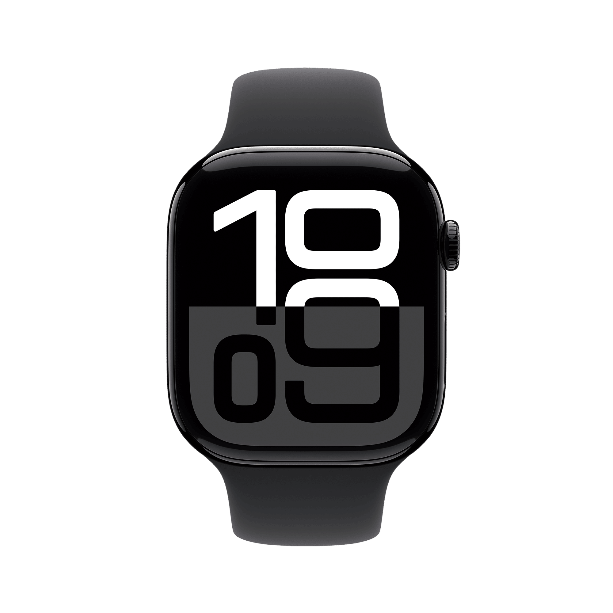 Apple Watch Series 10 GPS with Sport Band - M/L (46mm Retina LTPO3 OLED Display, Jet Black Aluminium Case)_2