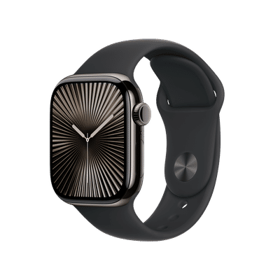 Apple Watch Series 10 GPS+LTE with Sport Band
                      - M/L (42mm Retina LTPO3 OLED Display, Slate
                      Titanium Case)