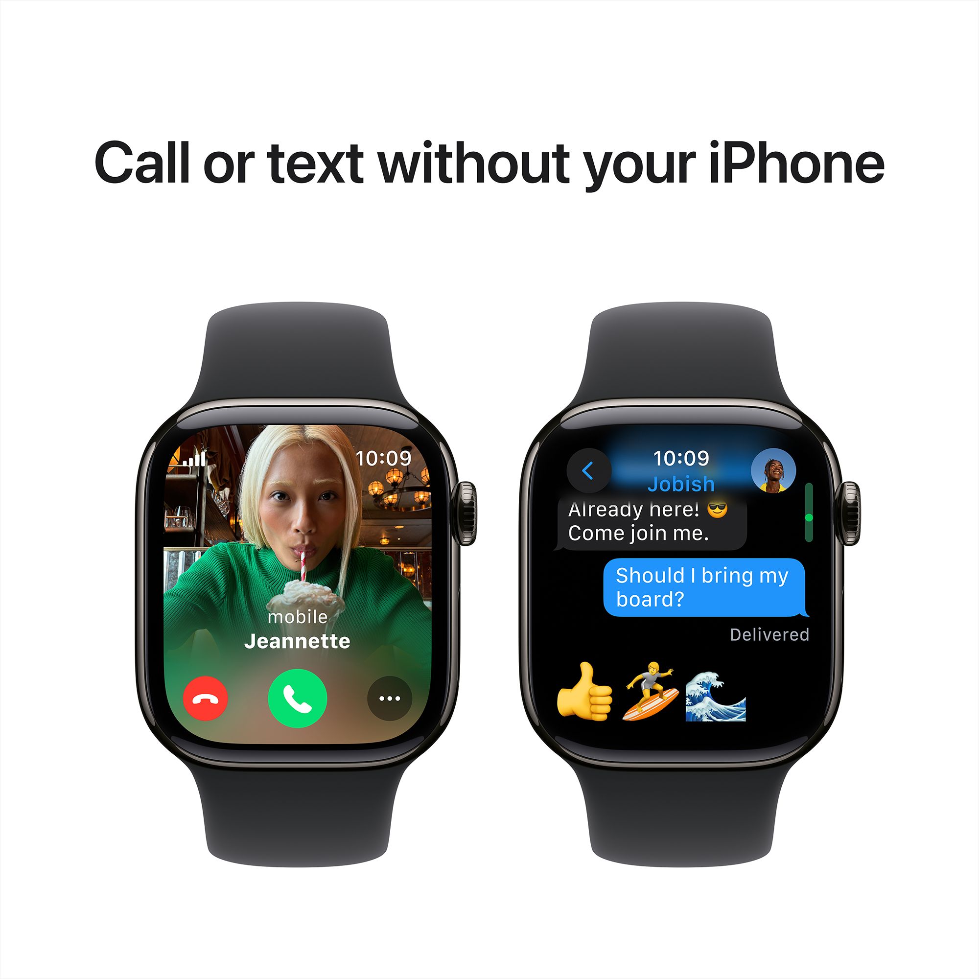 Apple Watch Series 10 GPS+LTE with Sport Band - M/L (42mm Retina LTPO3 OLED Display, Slate Titanium Case) Apple Watch Series 10 GPS+LTE with Sport Band - M/L (42mm Retina LTPO3 OLED Display, Slate Titanium Case)_7