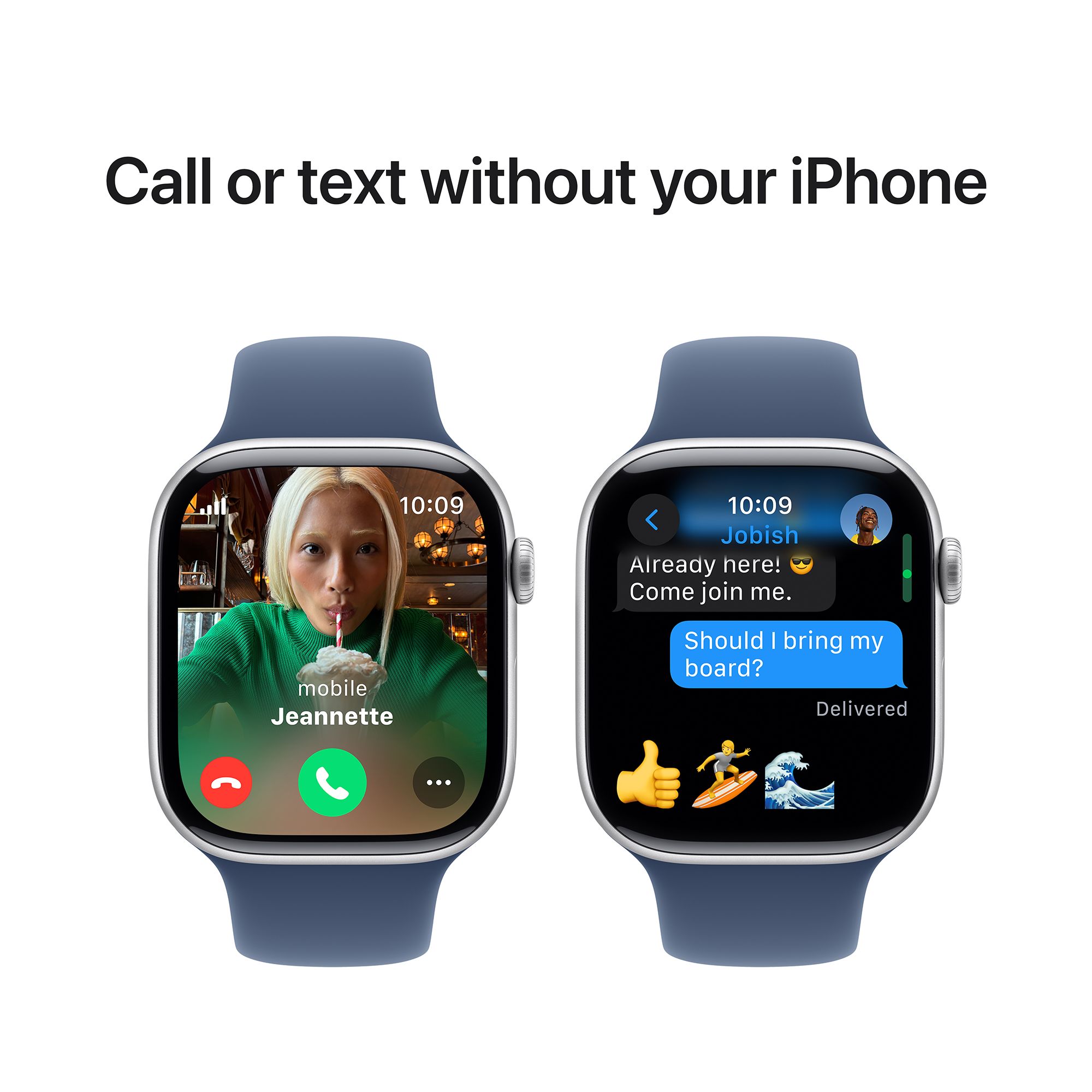 Apple Watch Series 10 GPS+LTE with Sport Band - M/L (46mm Retina LTPO3 OLED Display, Silver Aluminium Case) Apple Watch Series 10 GPS+LTE with Sport Band - M/L (46mm Retina LTPO3 OLED Display, Silver Aluminium Case)_7