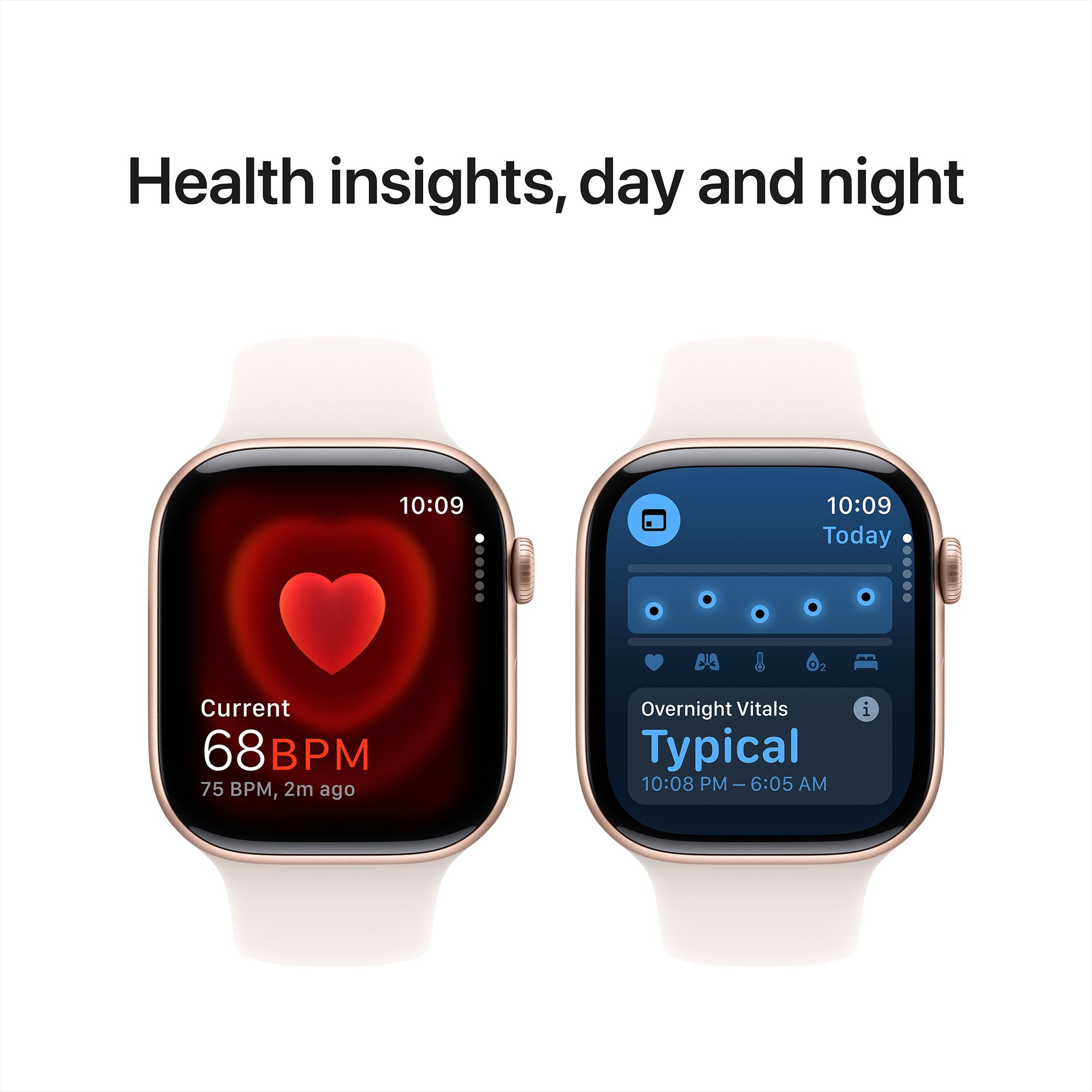 Apple Watch Series 10 GPS+LTE with Sport Band - M/L (46mm Retina LTPO3 OLED Display, Rose Gold Aluminium Case) Apple Watch Series 10 GPS+LTE with Sport Band - M/L (46mm Retina LTPO3 OLED Display, Rose Gold Aluminium Case)_5