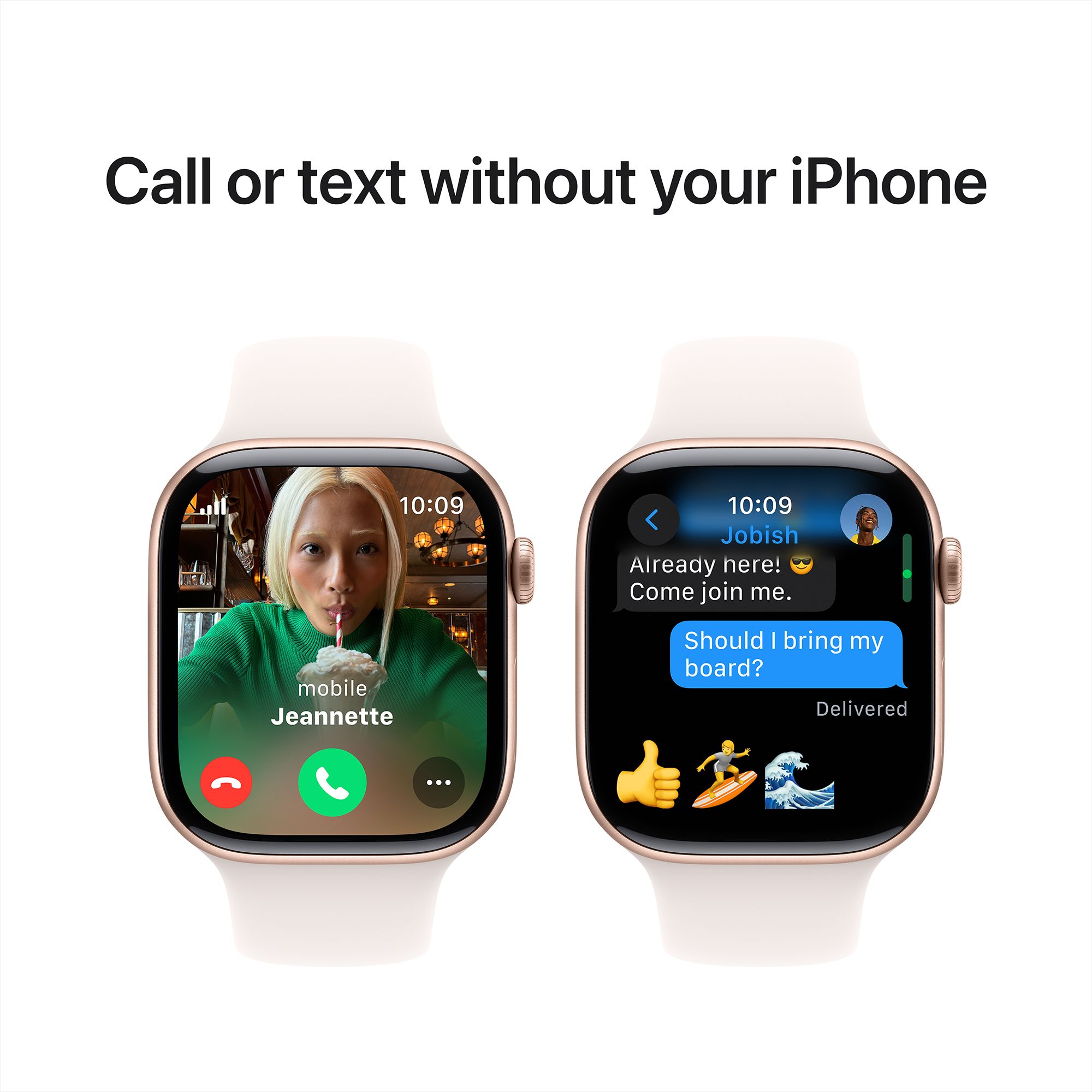 Apple Watch Series 10 GPS+LTE with Sport Band - M/L (46mm Retina LTPO3 OLED Display, Rose Gold Aluminium Case) Apple Watch Series 10 GPS+LTE with Sport Band - M/L (46mm Retina LTPO3 OLED Display, Rose Gold Aluminium Case)_7