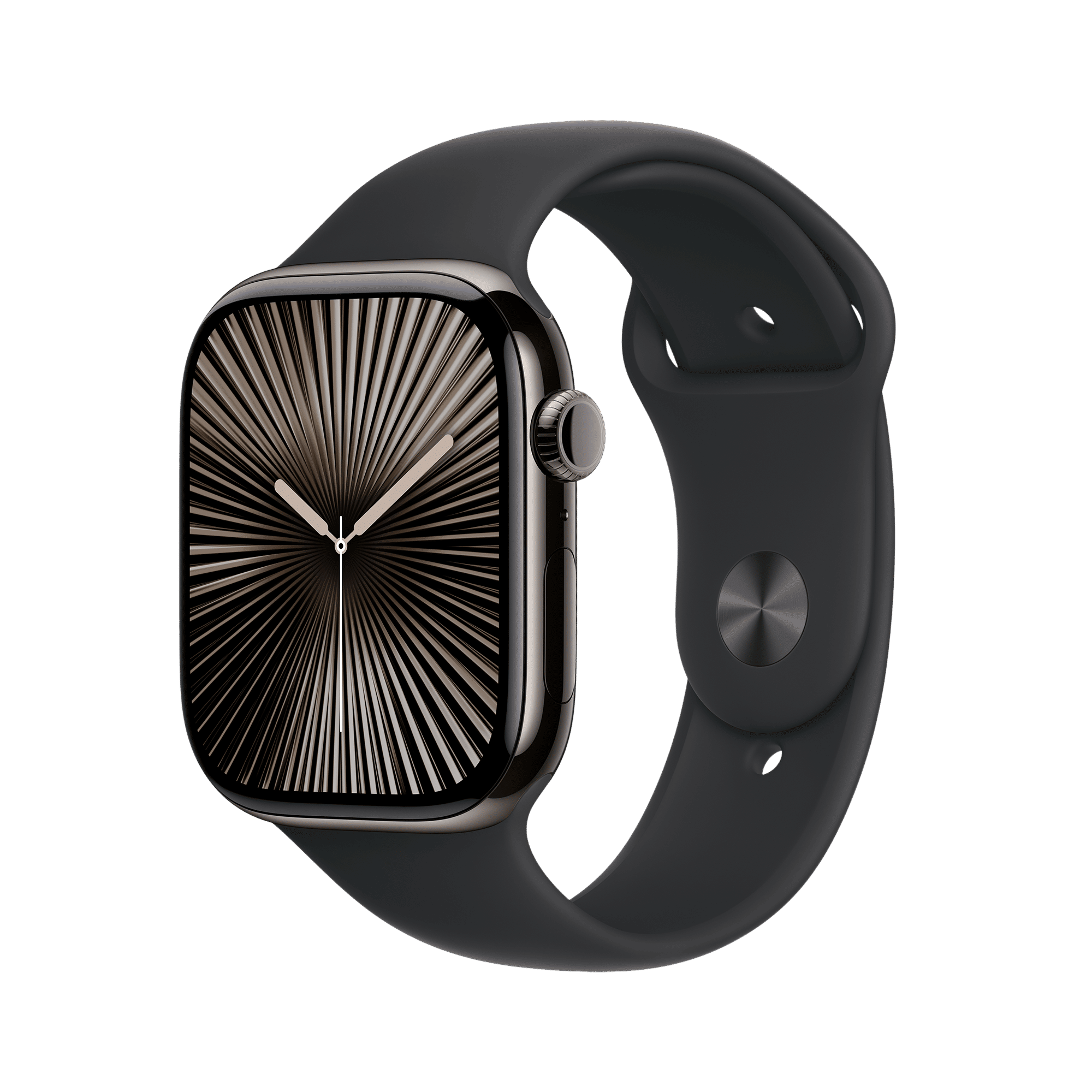 Apple Watch Series 10 GPS+LTE with Sport Band - M/L (46mm Retina LTPO3 OLED Display, Slate Titanium Case) Apple Watch Series 10 GPS+LTE with Sport Band - M/L (46mm Retina LTPO3 OLED Display, Slate Titanium Case)_1