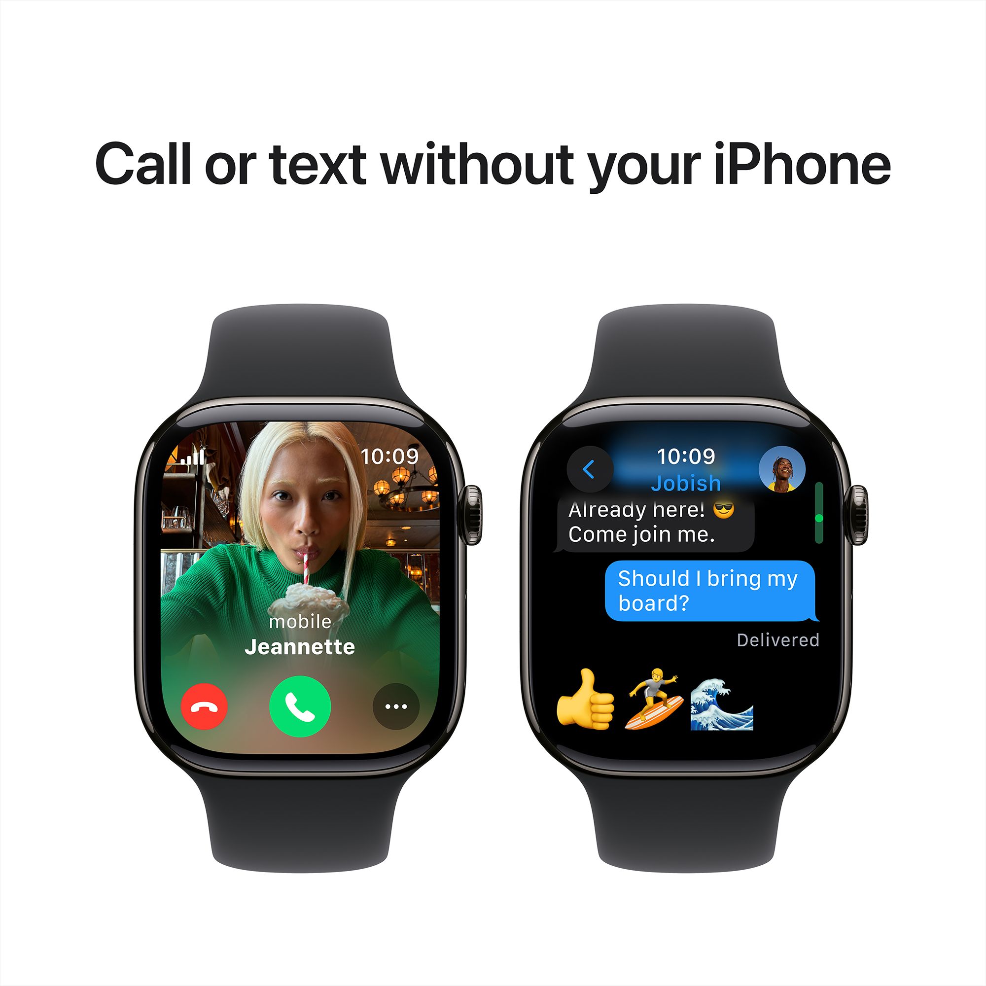 Apple Watch Series 10 GPS+LTE with Sport Band - M/L (46mm Retina LTPO3 OLED Display, Slate Titanium Case) Apple Watch Series 10 GPS+LTE with Sport Band - M/L (46mm Retina LTPO3 OLED Display, Slate Titanium Case)_7