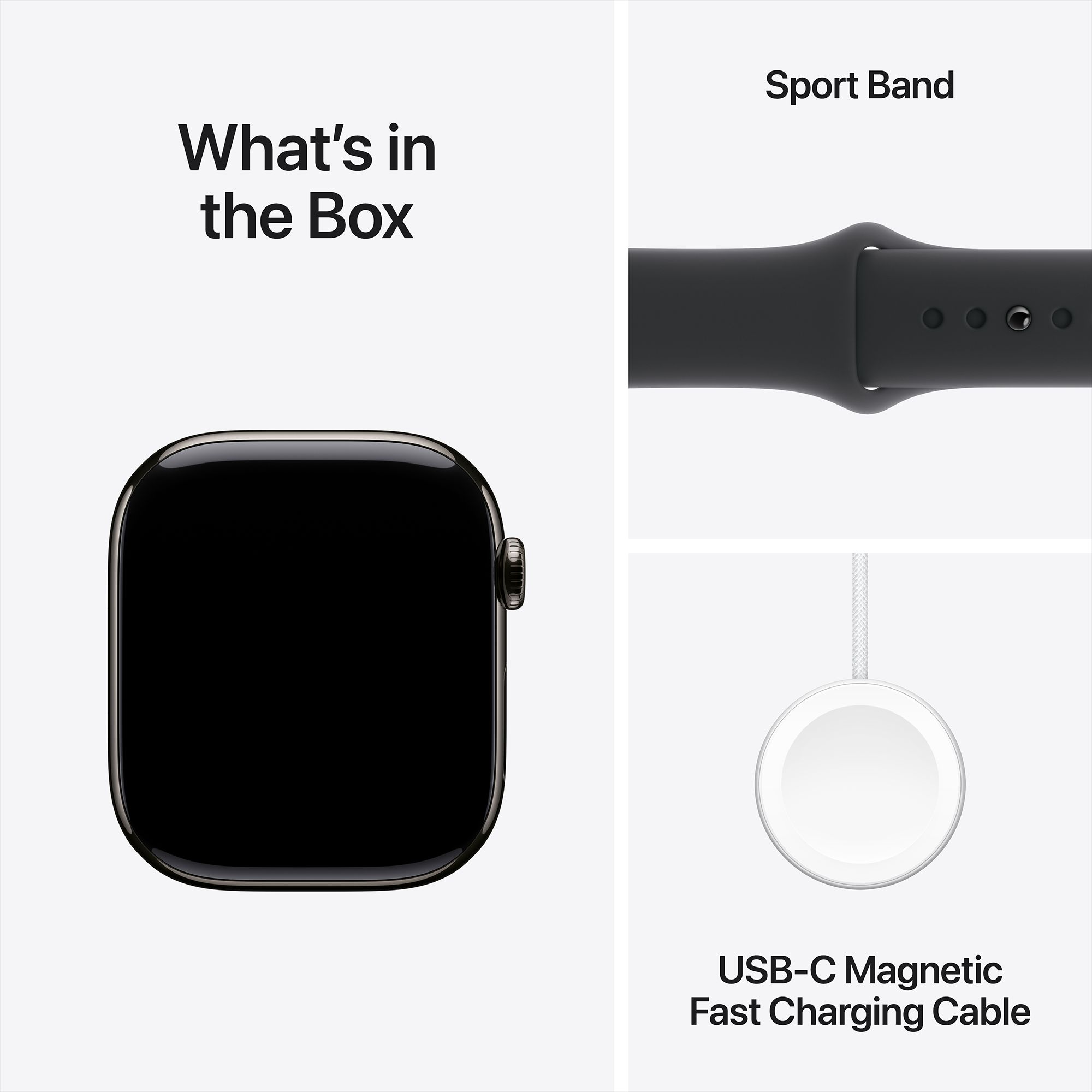 Apple Watch Series 10 GPS+LTE with Sport Band - M/L (46mm Retina LTPO3 OLED Display, Slate Titanium Case) Apple Watch Series 10 GPS+LTE with Sport Band - M/L (46mm Retina LTPO3 OLED Display, Slate Titanium Case)_9