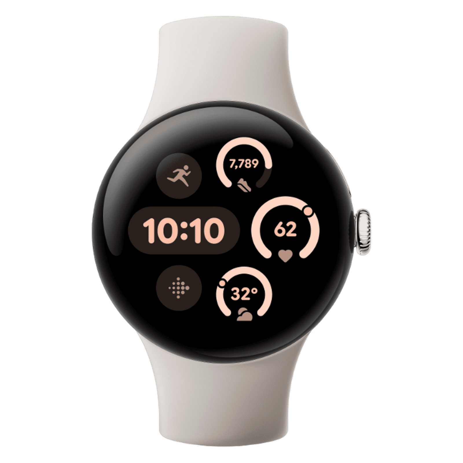 Google Pixel Watch 3 Wi-Fi+Bluetooth Wear OS 5.0 Smartwatch (41mm AMOLED Display, Snapdragon W5 Gen 1 Cortex-M33 co-processor, Fall Detection, Porcelain Active Band) Google Pixel Watch 3 Wi-Fi+Bluetooth Wear OS 5.0 Smartwatch (41mm AMOLED Display, Snapdragon W5 Gen 1 Cortex-M33 co-processor, Fall Detection, Porcelain Active Band)_1
