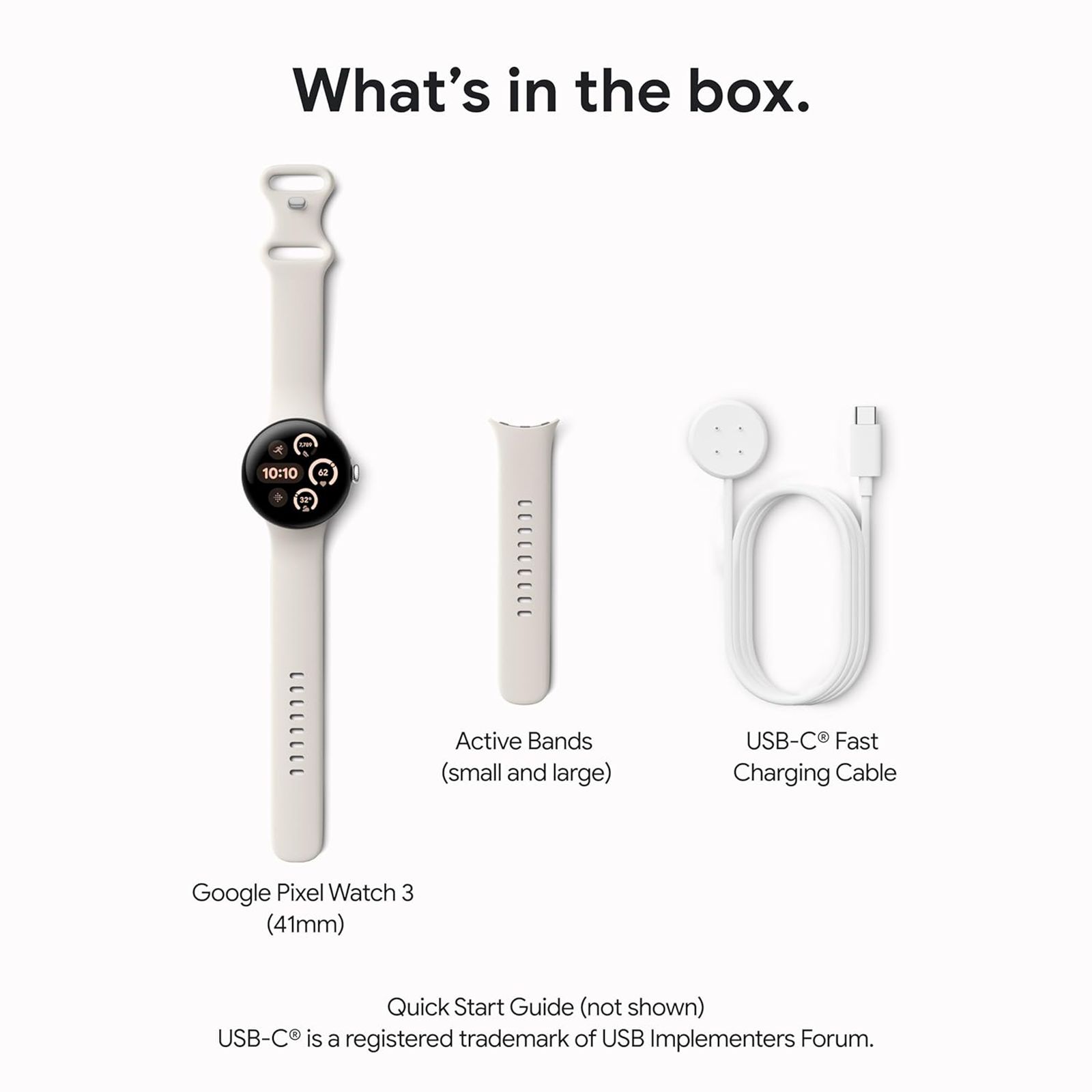 Google Pixel Watch 3 Wi-Fi+Bluetooth Wear OS 5.0 Smartwatch (41mm AMOLED Display, Snapdragon W5 Gen 1 Cortex-M33 co-processor, Fall Detection, Hazel Active Band)_10