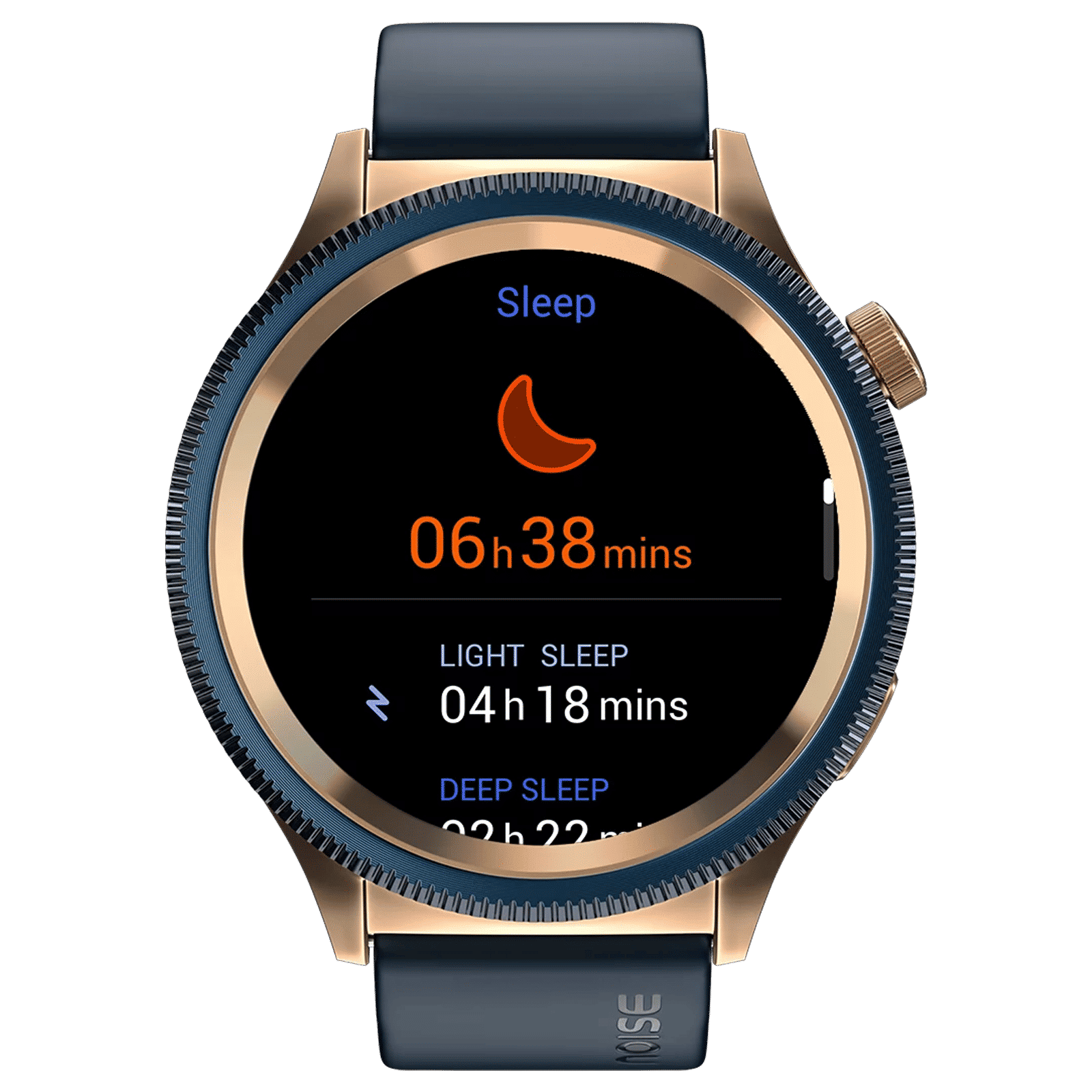noise NoiseFit Halo 2 Smartwatch with Bluetooth Calling (36.3mm AMOLED Display, IP67 Water Resistant, Gold Blue Strap) noise NoiseFit Halo 2 Smartwatch with Bluetooth Calling (36.3mm AMOLED Display, IP67 Water Resistant, Gold Blue Strap)_1