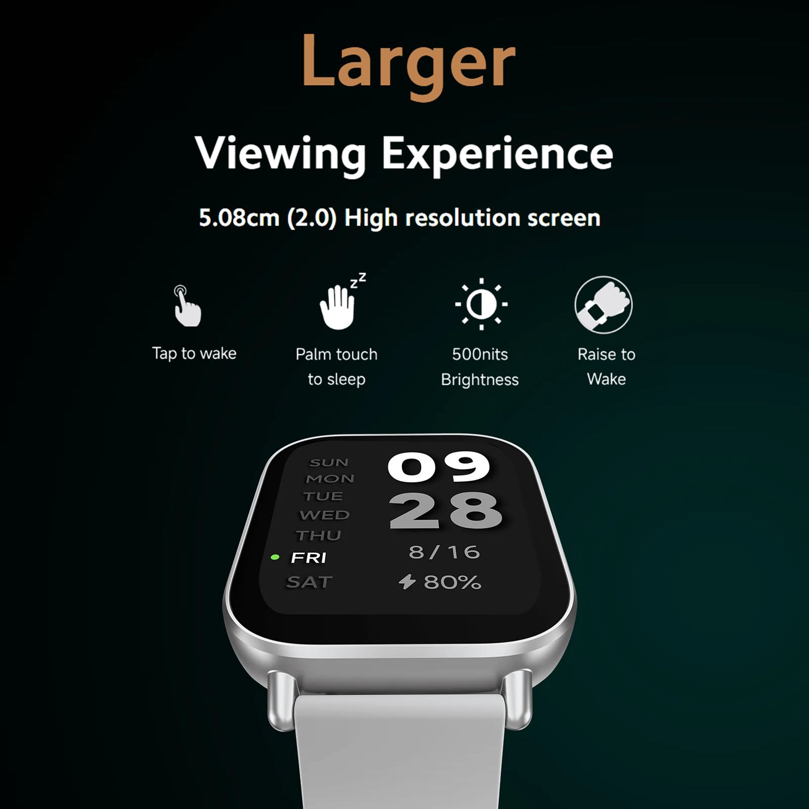Redmi Watch 5 Active Smartwatch with Bluetooth Calling (50.8mm LCD Display, IPX8 Water Resistant, Matte Silver Strap) Redmi Watch 5 Active Smartwatch with Bluetooth Calling (50.8mm LCD Display, IPX8 Water Resistant, Matte Silver Strap)_8