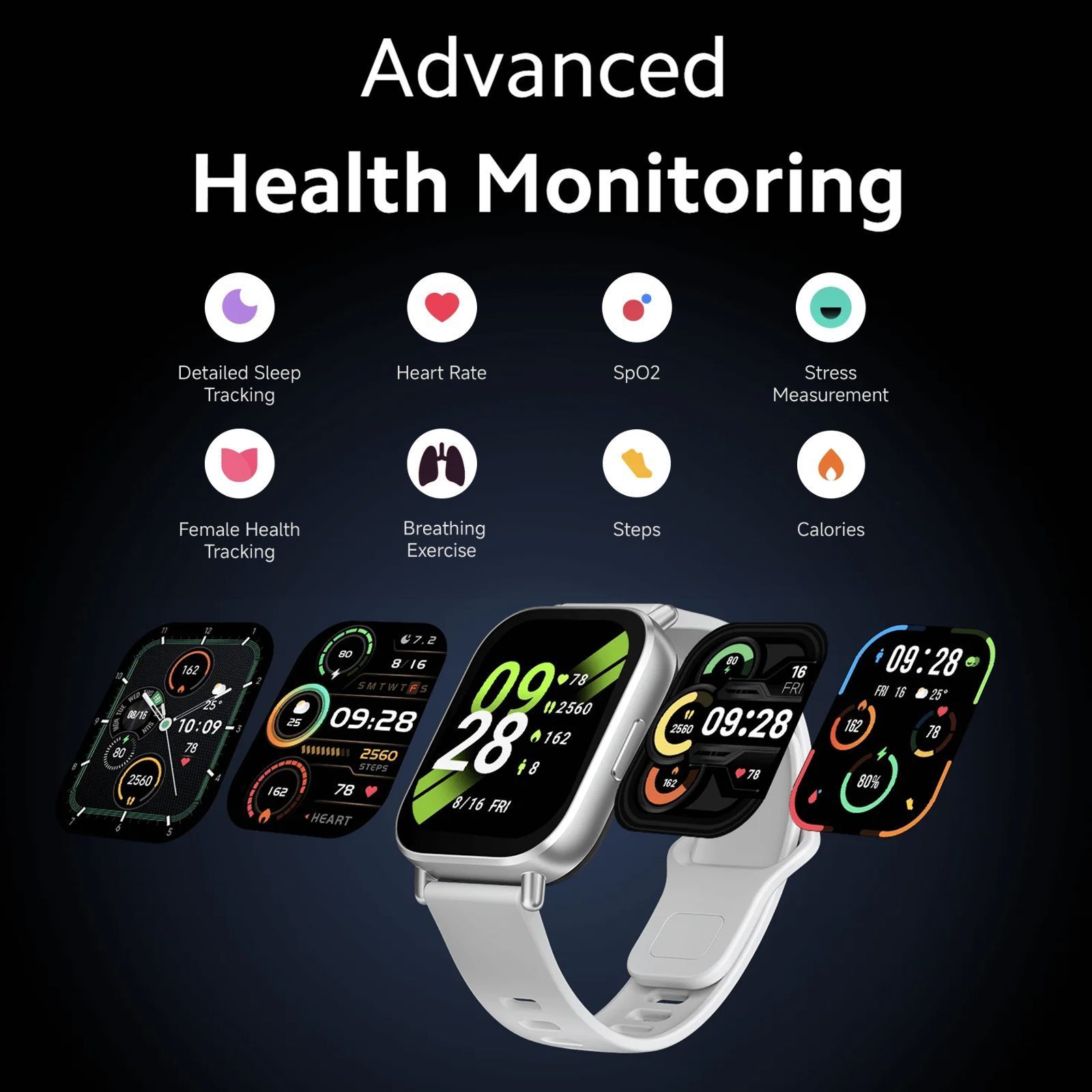 Redmi Watch 5 Active Smartwatch with Bluetooth Calling (50.8mm LCD Display, IPX8 Water Resistant, Midnight Black Strap)_9