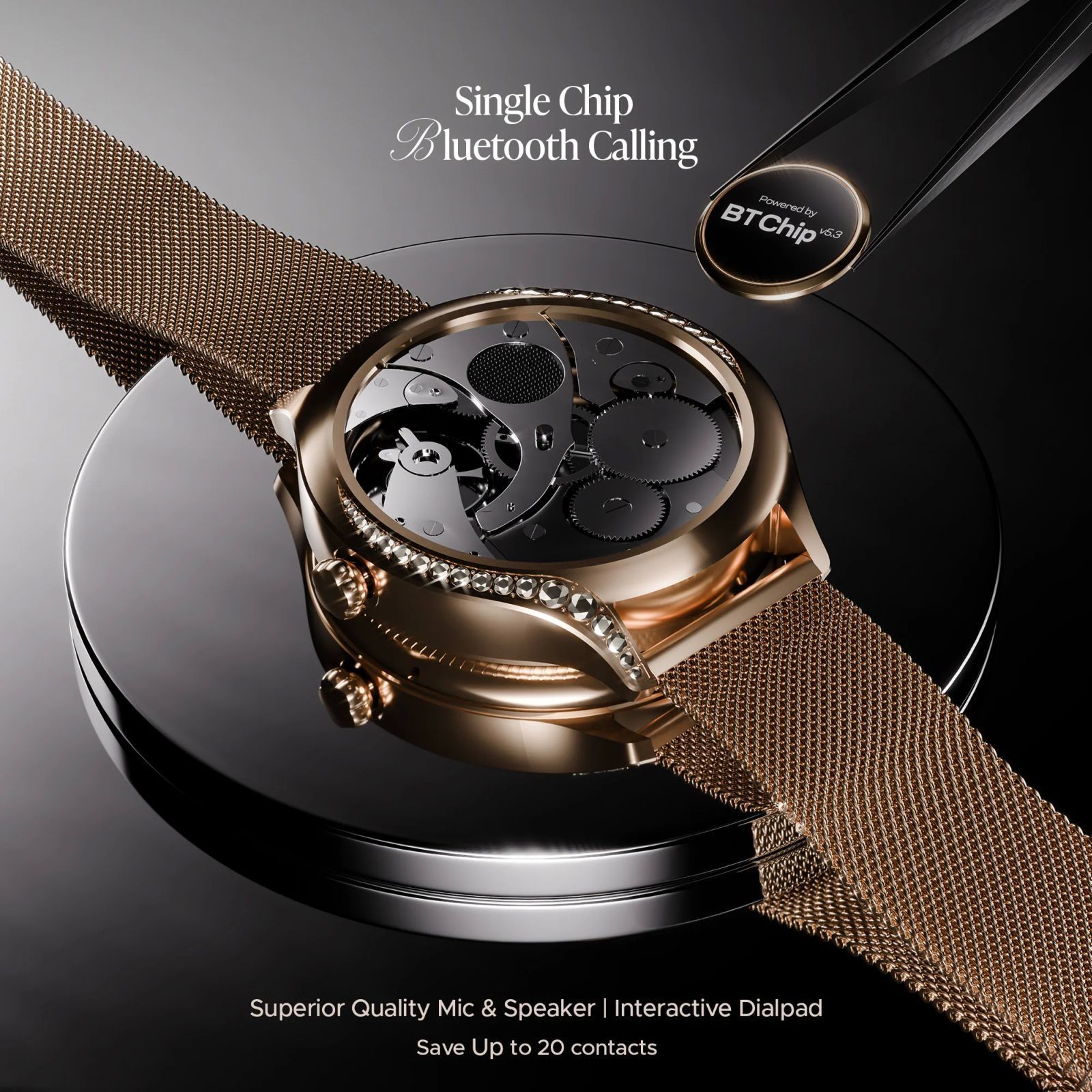 boAt Enigma Gem Smartwatch with Bluetooth Calling (30.2mm AMOLED Display, IP67 Water Resistant, Rose Gold Strap)_5