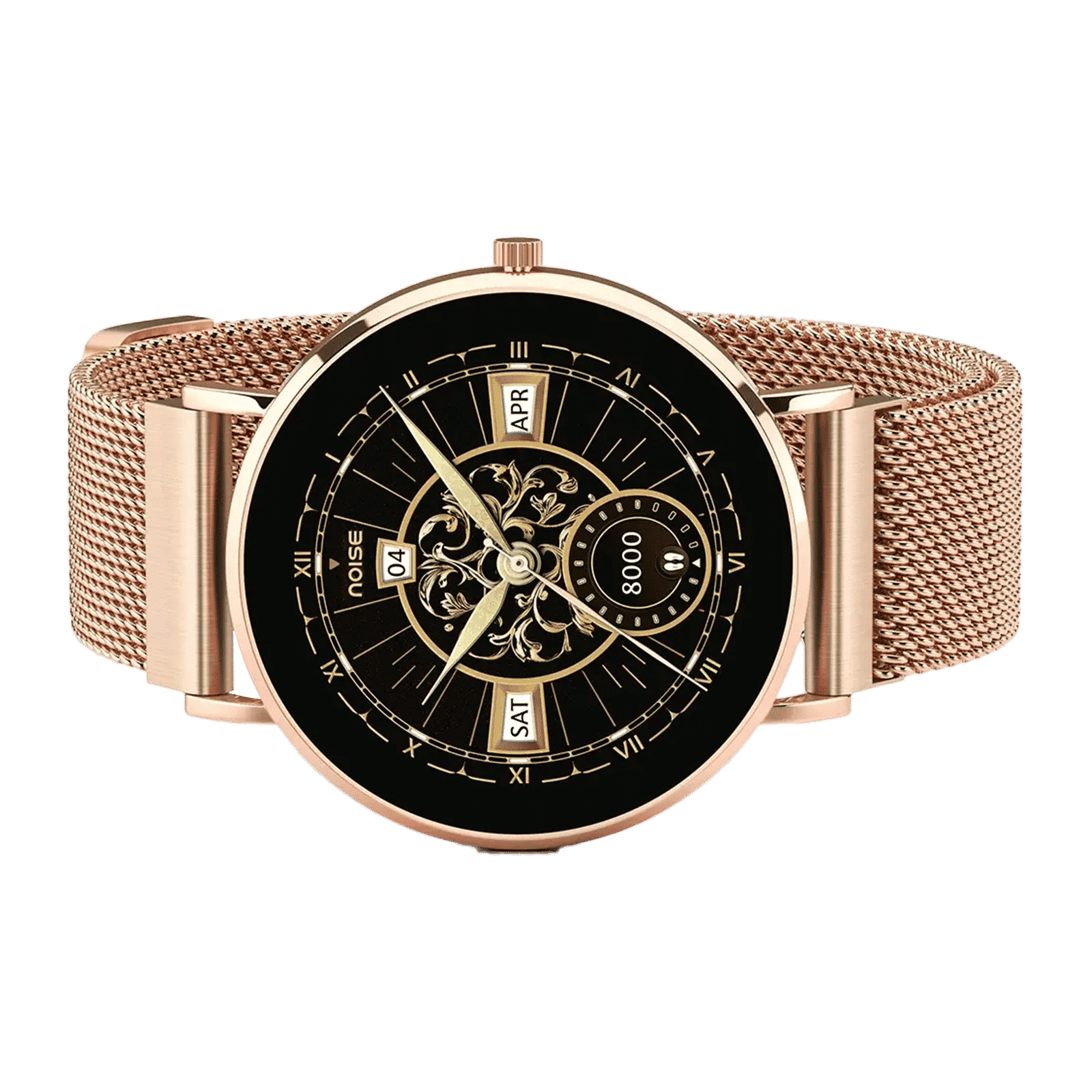noise NoiseFit DIva 2 Smartwatch with Bluetooth Calling (36mm AMOLED Display, IP68 Water Resistant, Rose Link Strap)_6