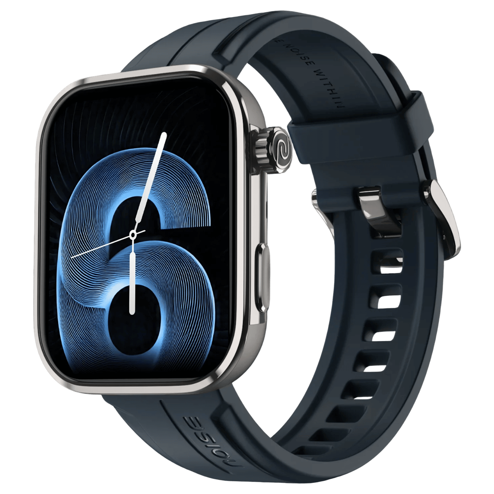 noise ColorFit Pro 6 Max Smartwatch with Bluetooth Calling (49.78mm AMOLED Display, 5ATM Water Resistant, Blue Titanium Strap)_3